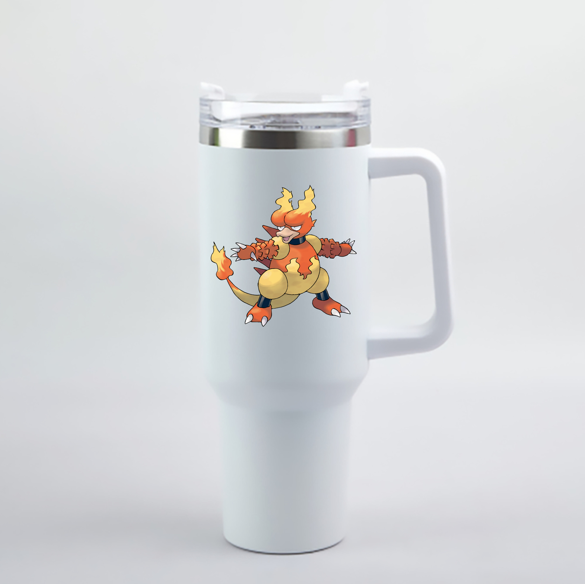 （画像用） ポケットモンスター Pokémon 1200mL車用タンブラー - クリスタルステッカー（プラスチックストロー付き）
