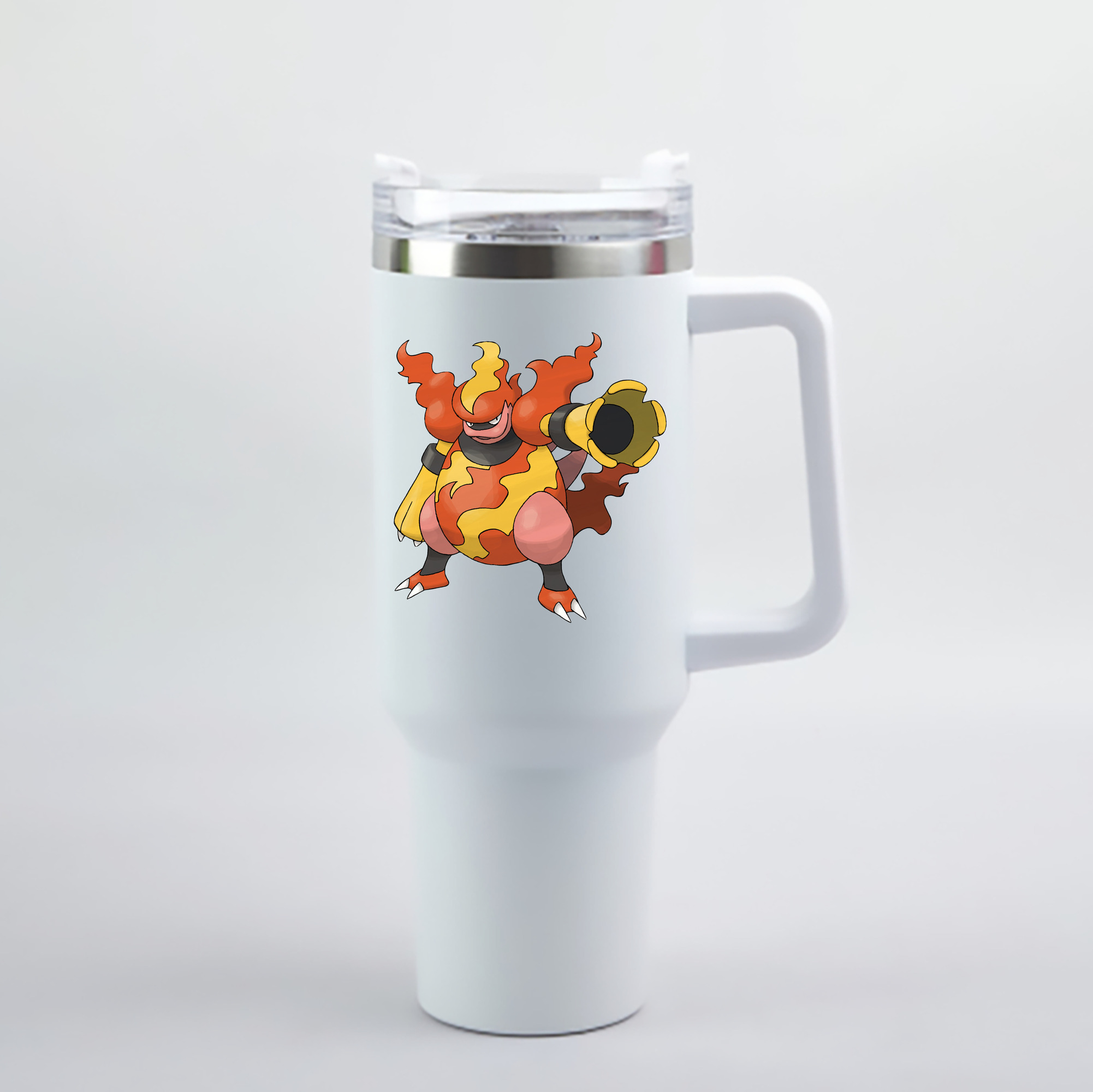 （画像用） ポケットモンスター Pokémon 1200mL車用タンブラー - クリスタルステッカー（プラスチックストロー付き）