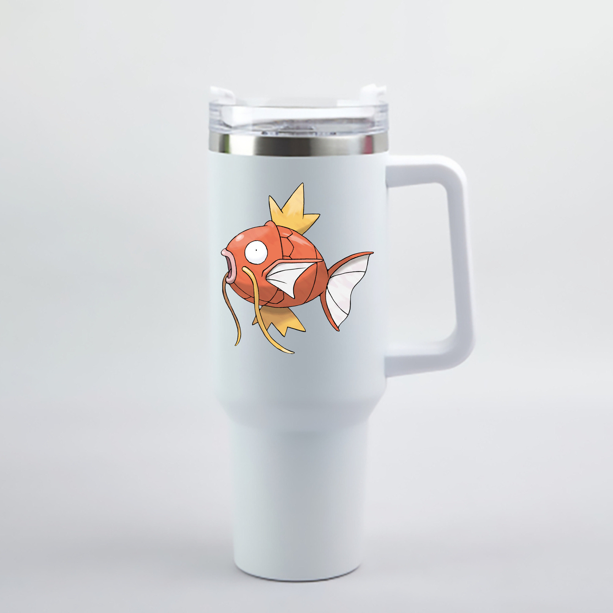 （画像用） ポケットモンスター Pokémon 1200mL車用タンブラー - クリスタルステッカー（プラスチックストロー付き）