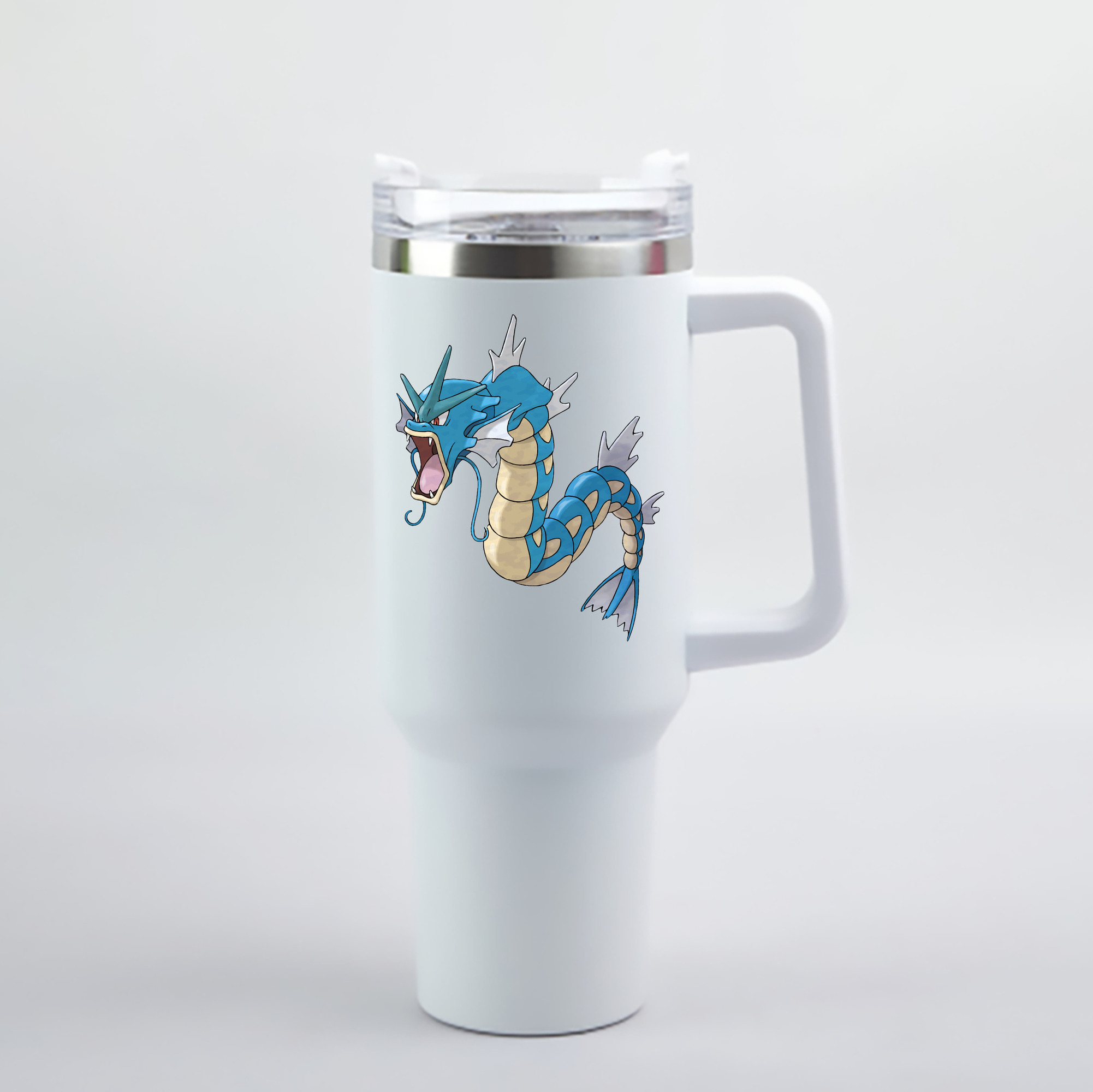 （画像用） ポケットモンスター Pokémon 1200mL車用タンブラー - クリスタルステッカー（プラスチックストロー付き）