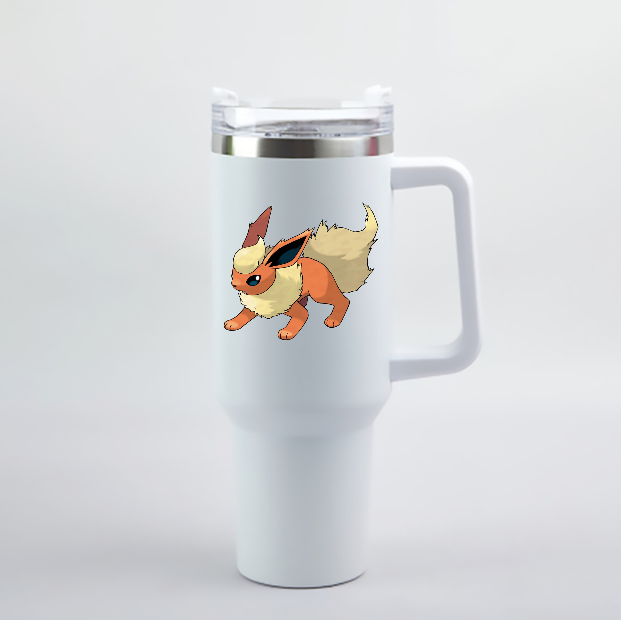 （画像用） ポケットモンスター Pokémon 1200mL車用タンブラー - クリスタルステッカー（プラスチックストロー付き）