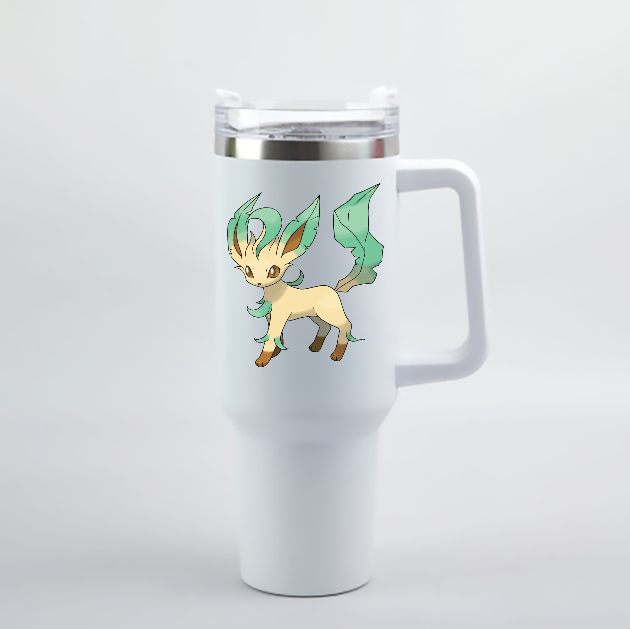 （画像用） ポケットモンスター Pokémon 1200mL車用タンブラー - クリスタルステッカー（プラスチックストロー付き）