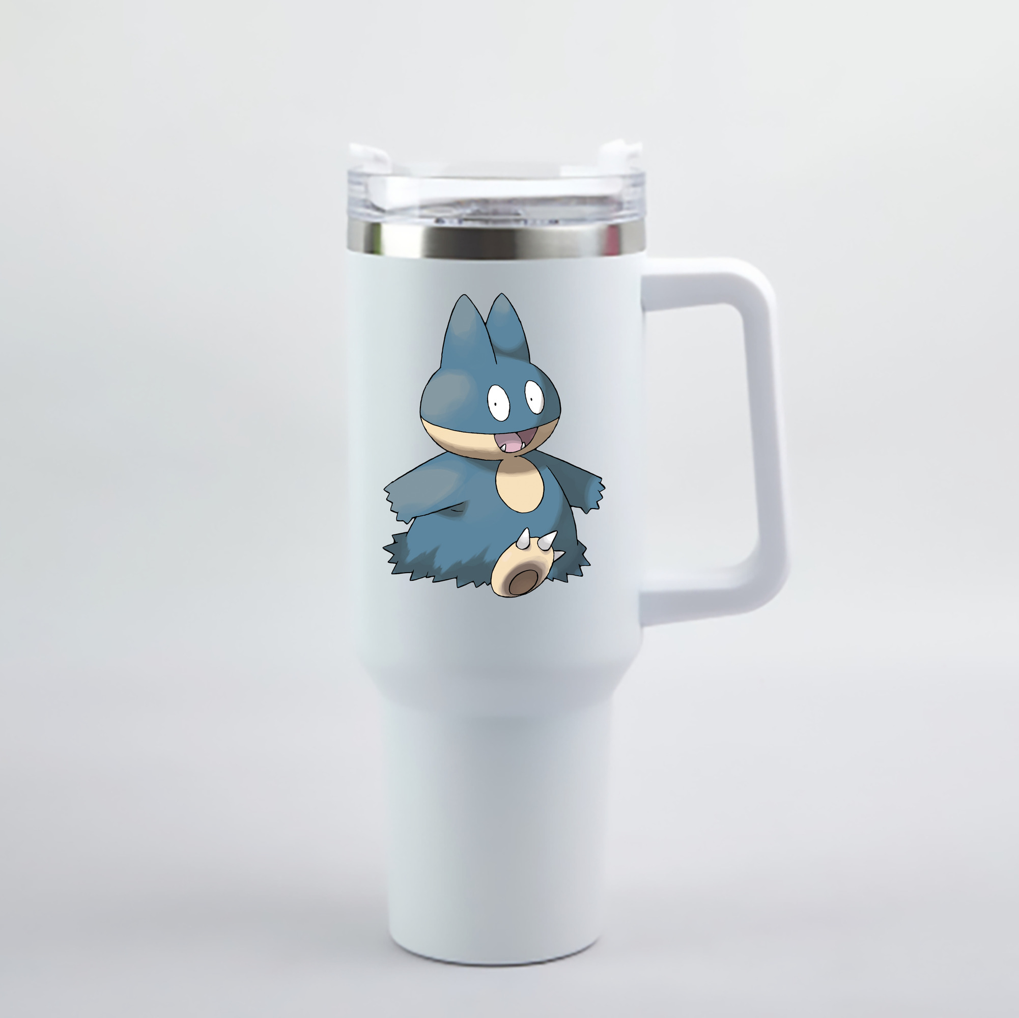 （画像用） ポケットモンスター Pokémon 1200mL車用タンブラー - クリスタルステッカー（プラスチックストロー付き）