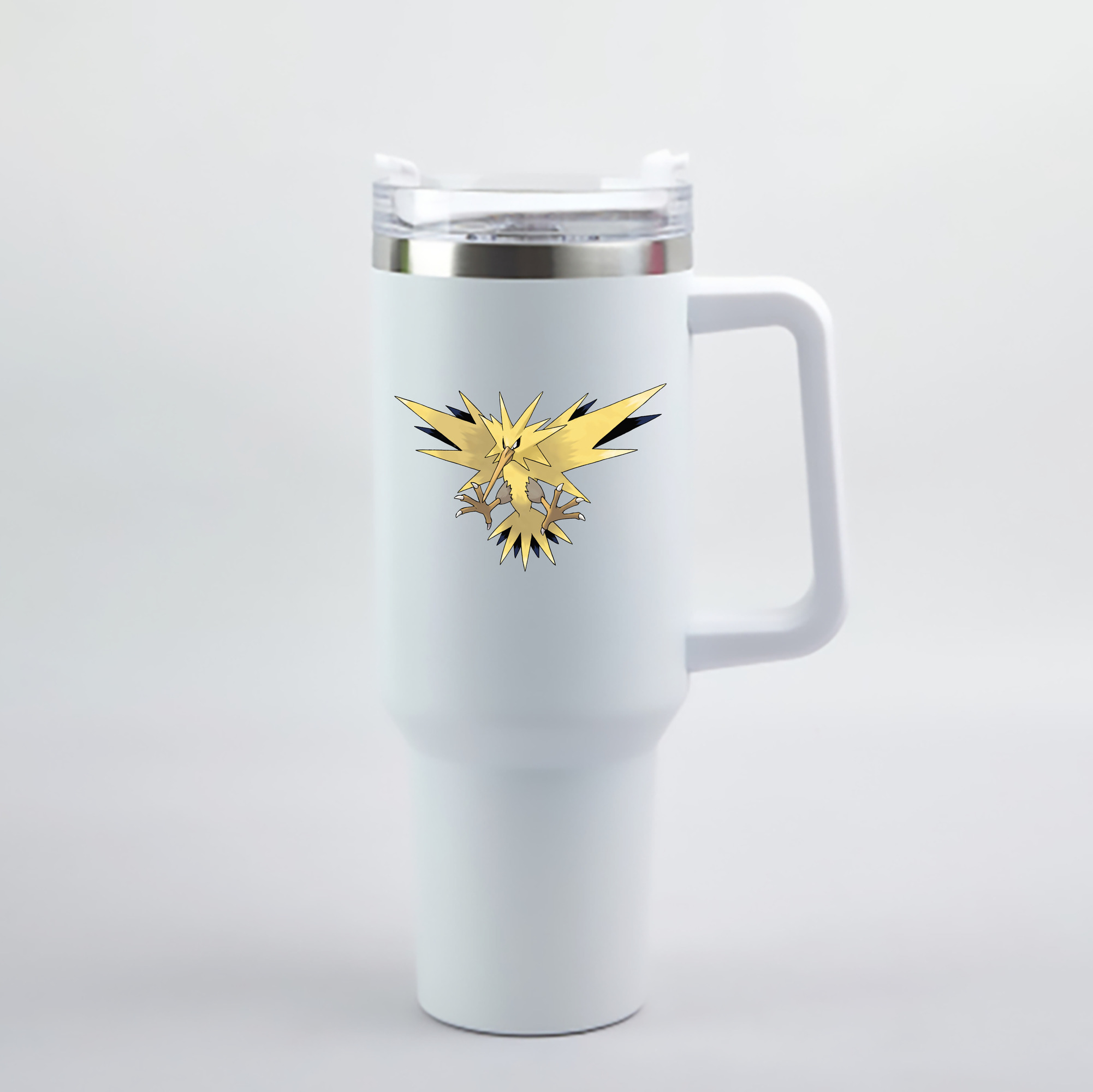 （画像用） ポケットモンスター Pokémon 1200mL車用タンブラー - クリスタルステッカー（プラスチックストロー付き）