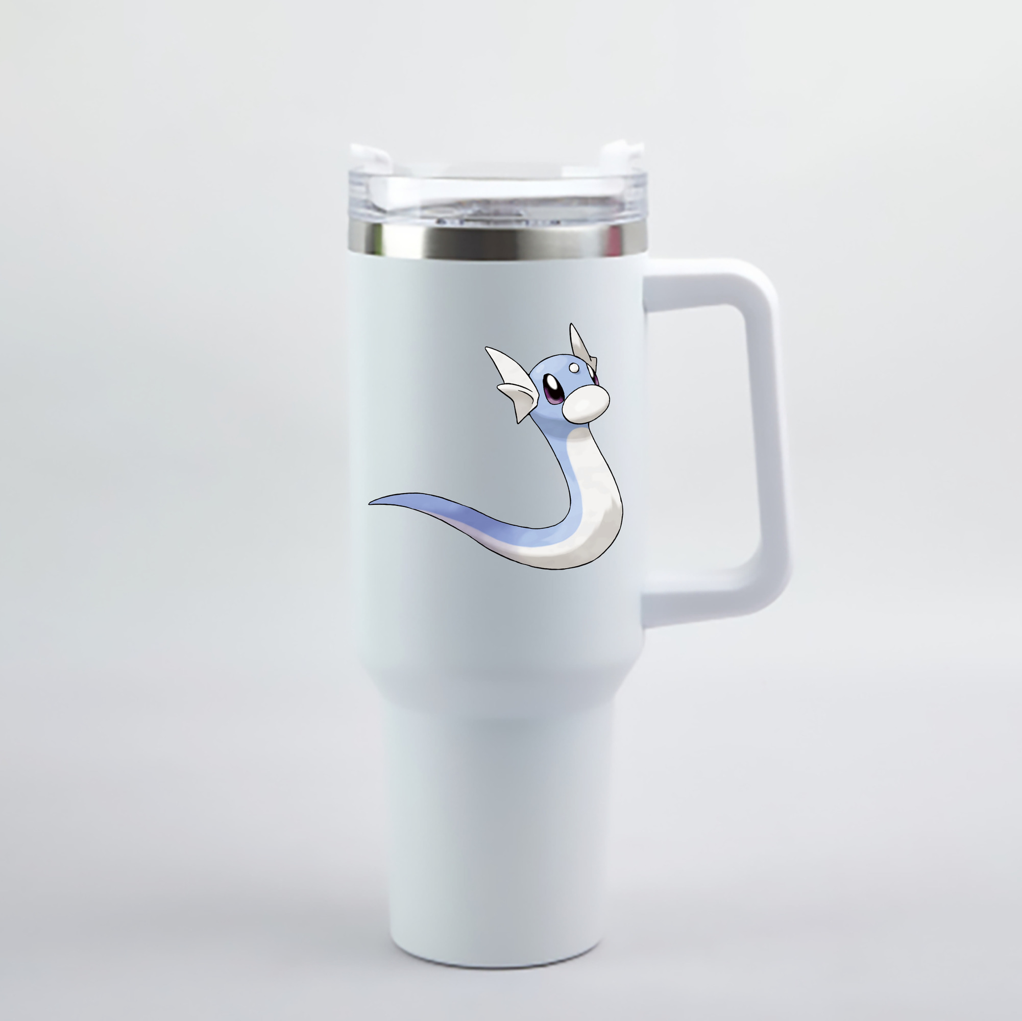 （画像用） ポケットモンスター Pokémon 1200mL車用タンブラー - クリスタルステッカー（プラスチックストロー付き）
