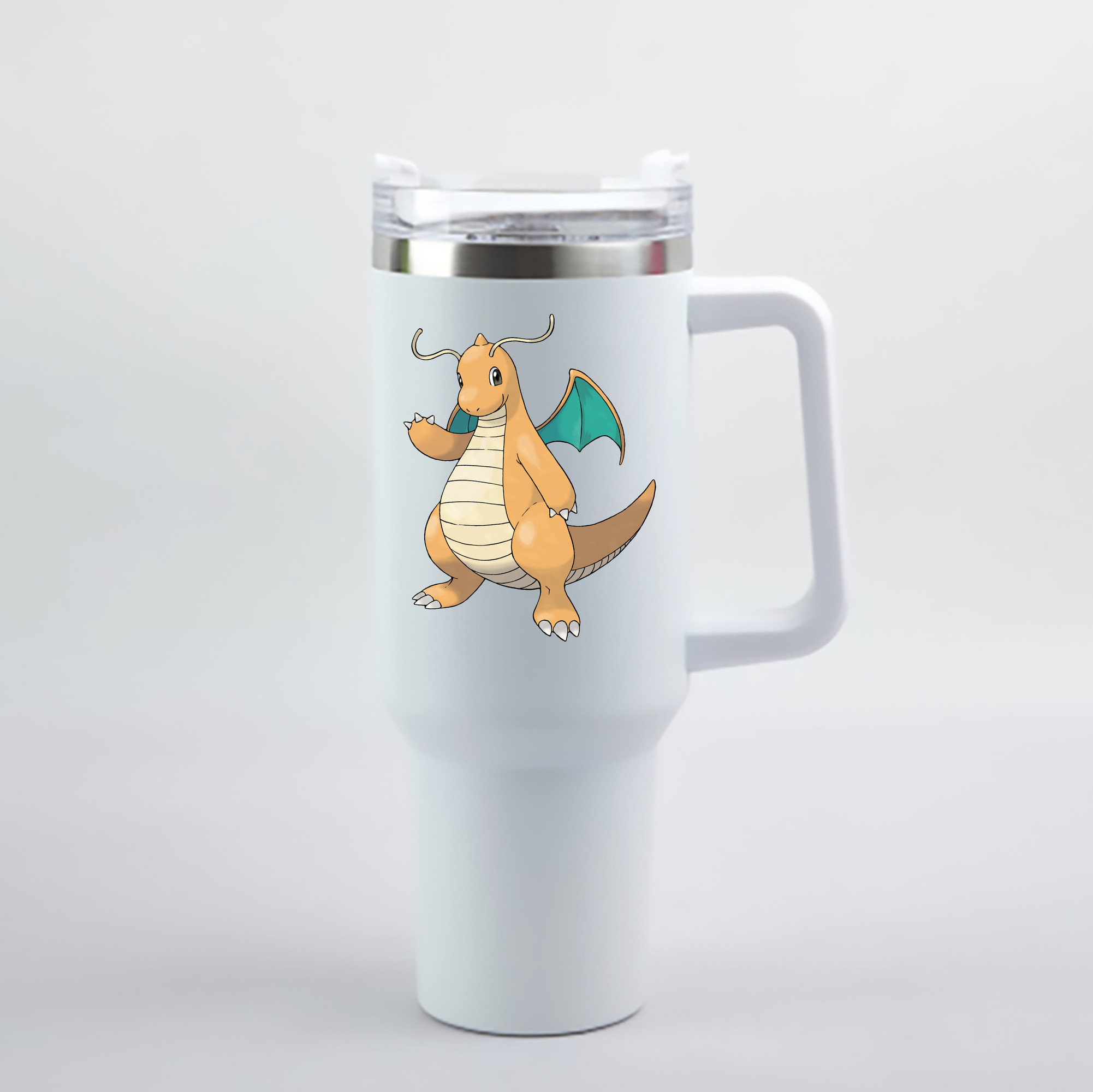 （画像用） ポケットモンスター Pokémon 1200mL車用タンブラー - クリスタルステッカー（プラスチックストロー付き）
