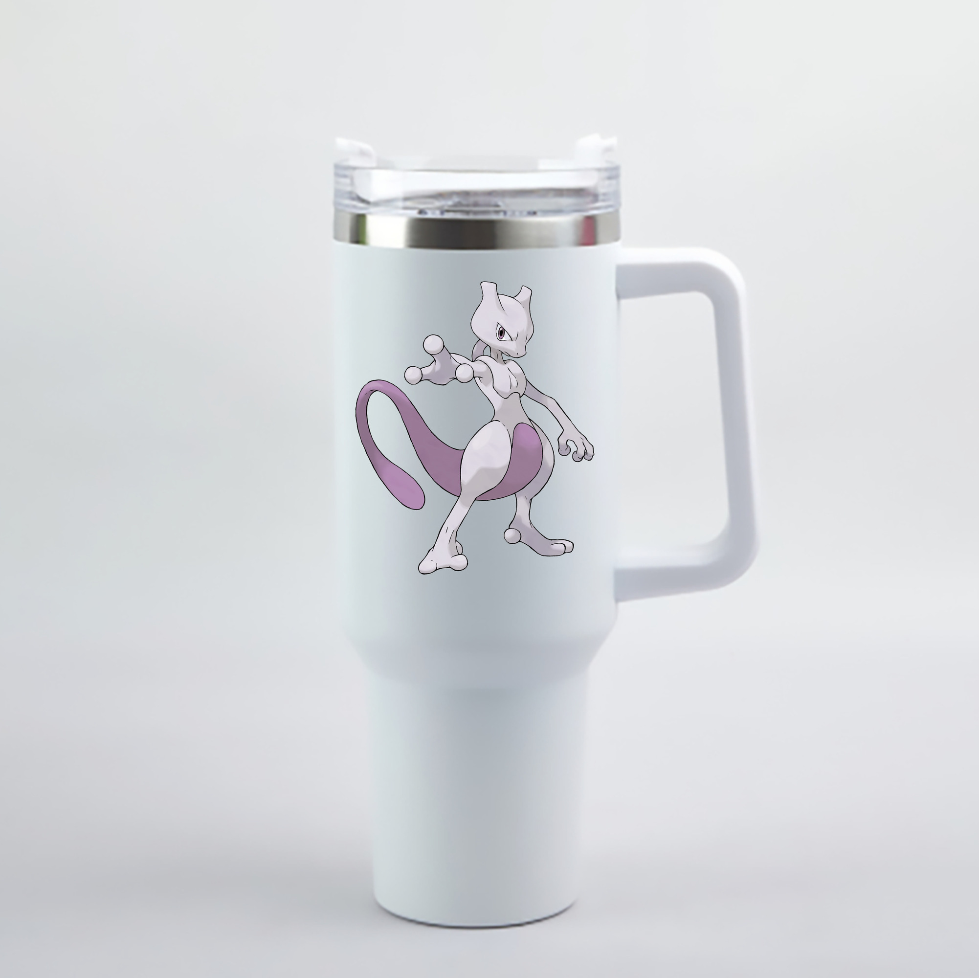 （画像用） ポケットモンスター Pokémon 1200mL車用タンブラー - クリスタルステッカー（プラスチックストロー付き）