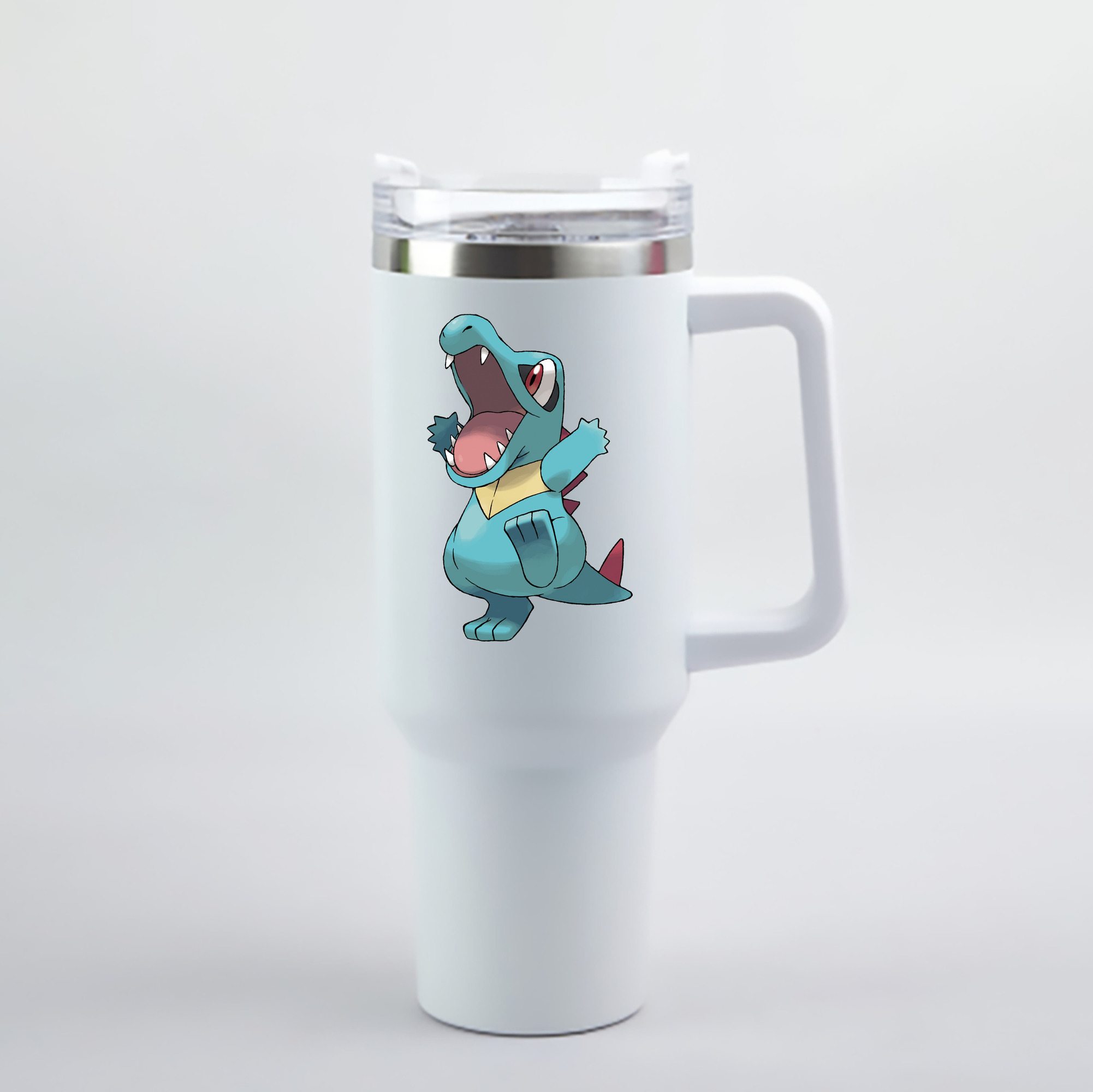 （画像用） ポケットモンスター Pokémon 1200mL車用タンブラー - クリスタルステッカー（プラスチックストロー付き）