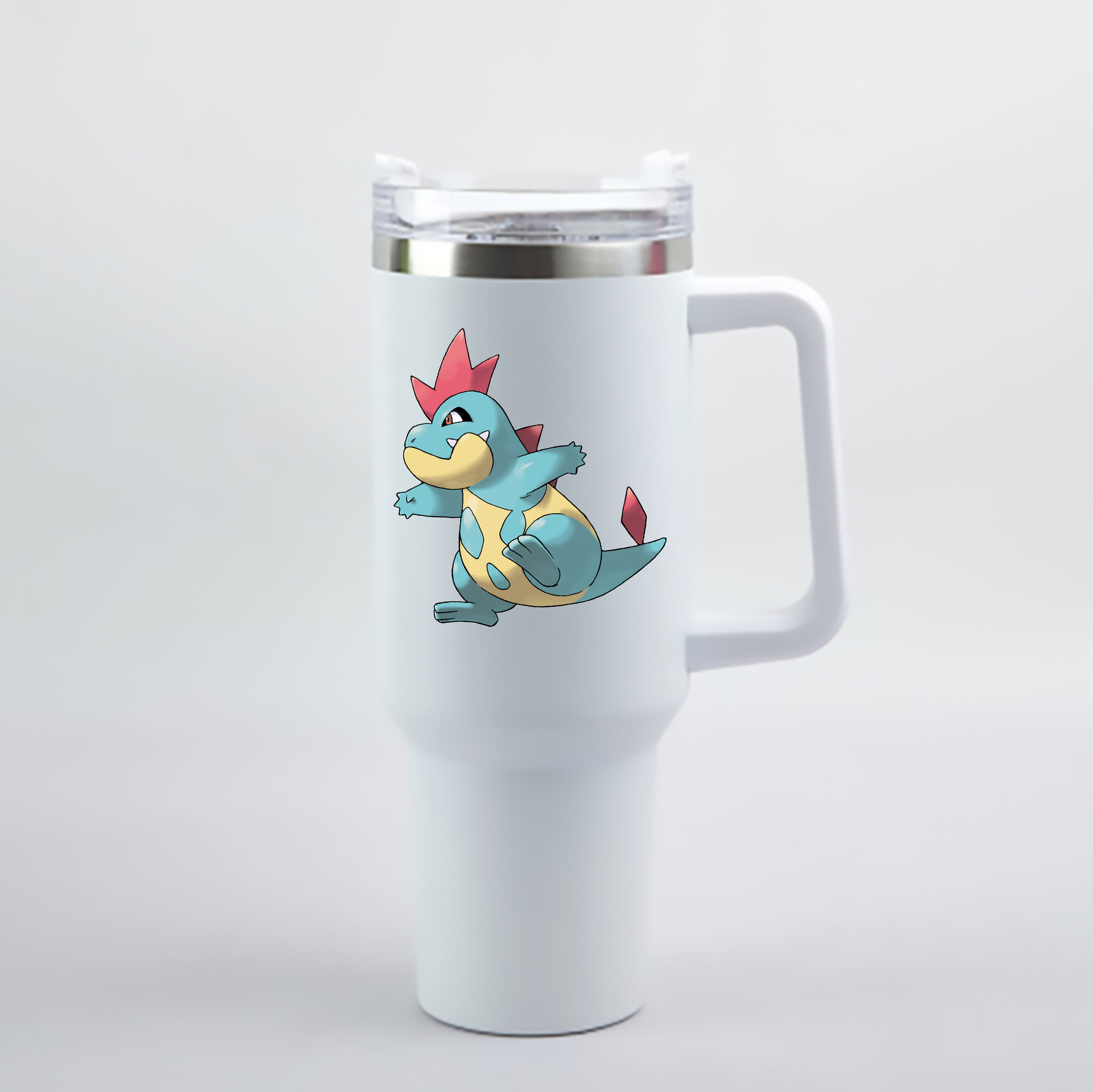 （画像用） ポケットモンスター Pokémon 1200mL車用タンブラー - クリスタルステッカー（プラスチックストロー付き）