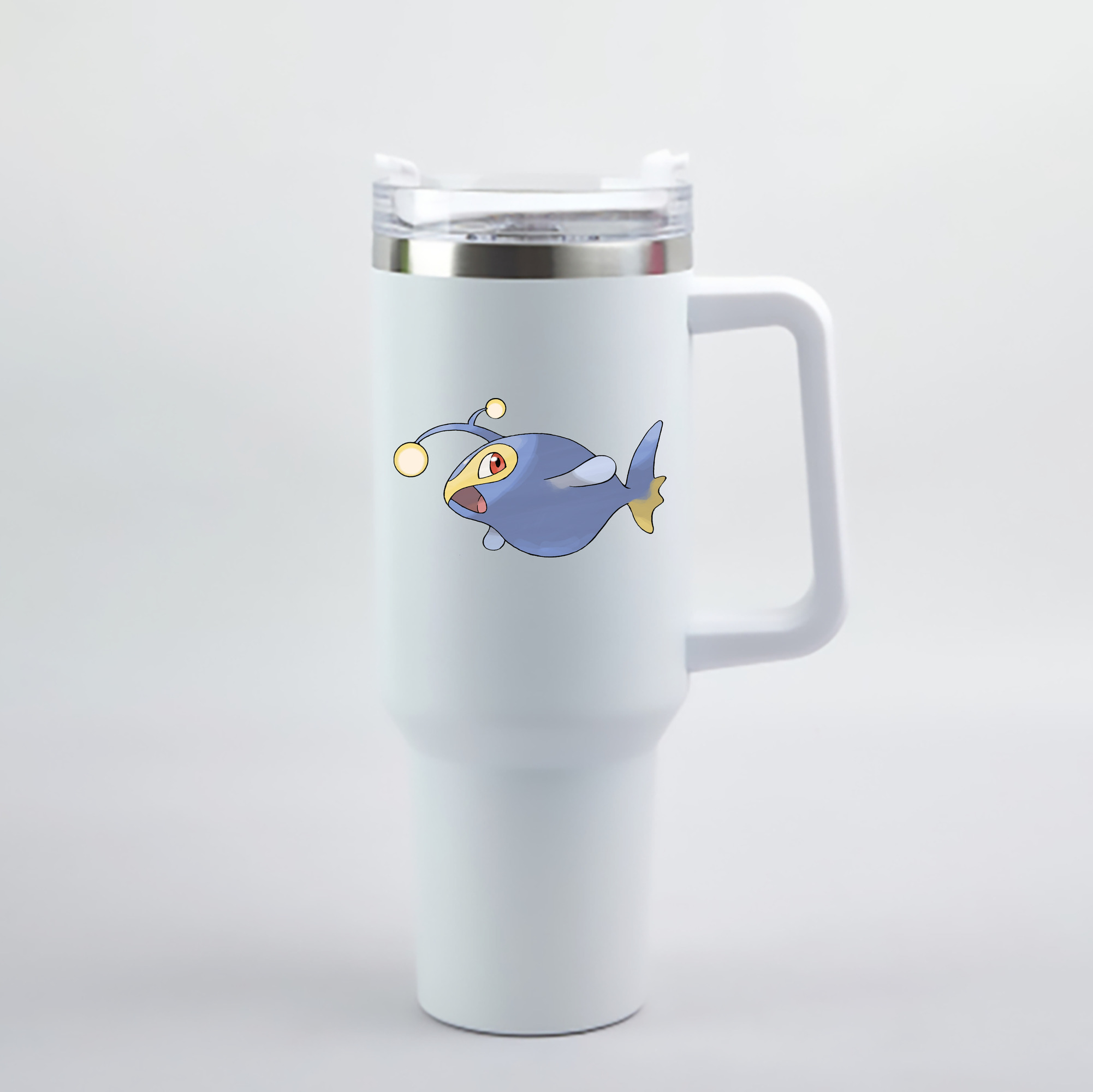 （画像用） ポケットモンスター Pokémon 1200mL車用タンブラー - クリスタルステッカー（プラスチックストロー付き）