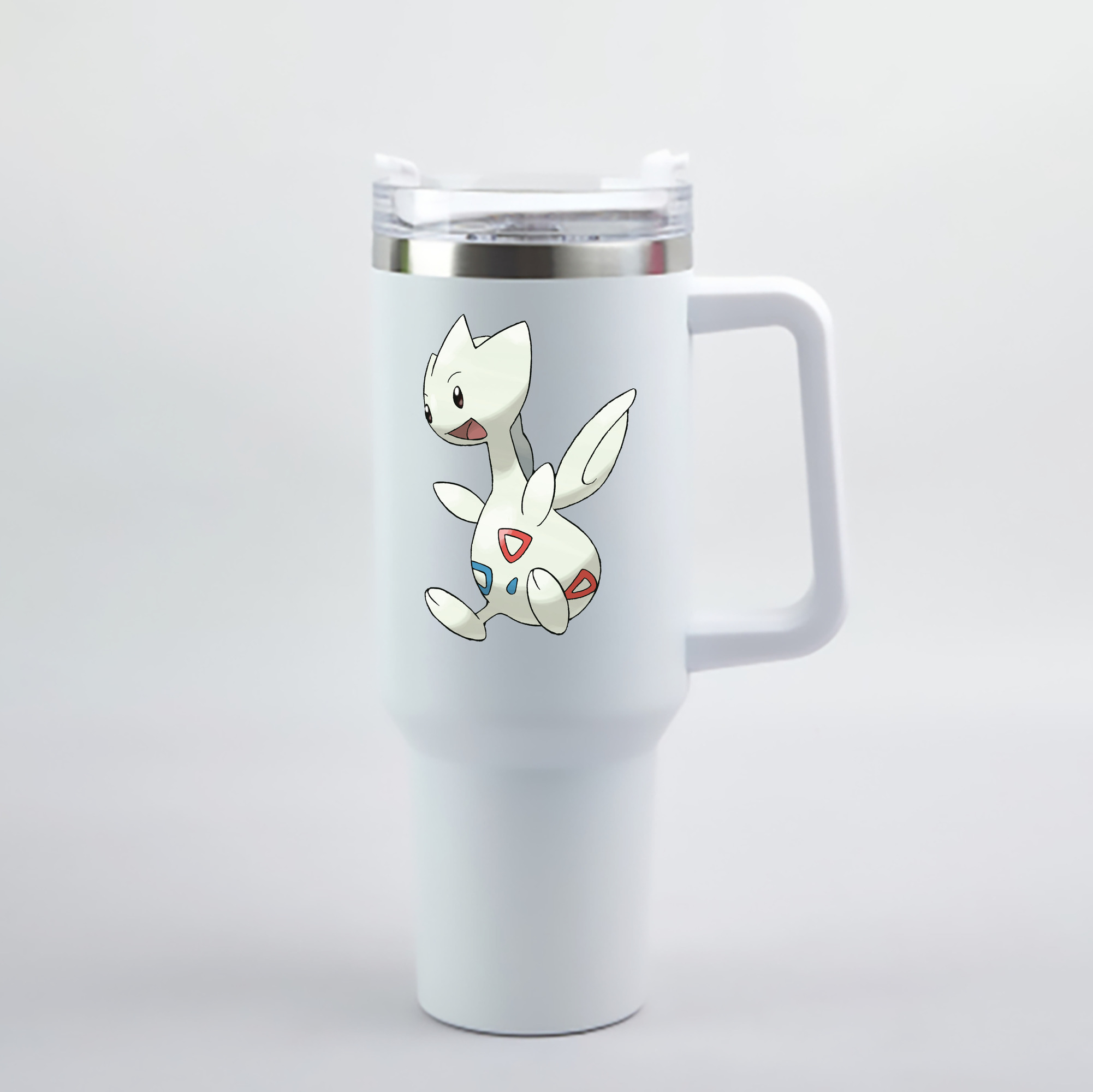 （画像用） ポケットモンスター Pokémon 1200mL車用タンブラー - クリスタルステッカー（プラスチックストロー付き）