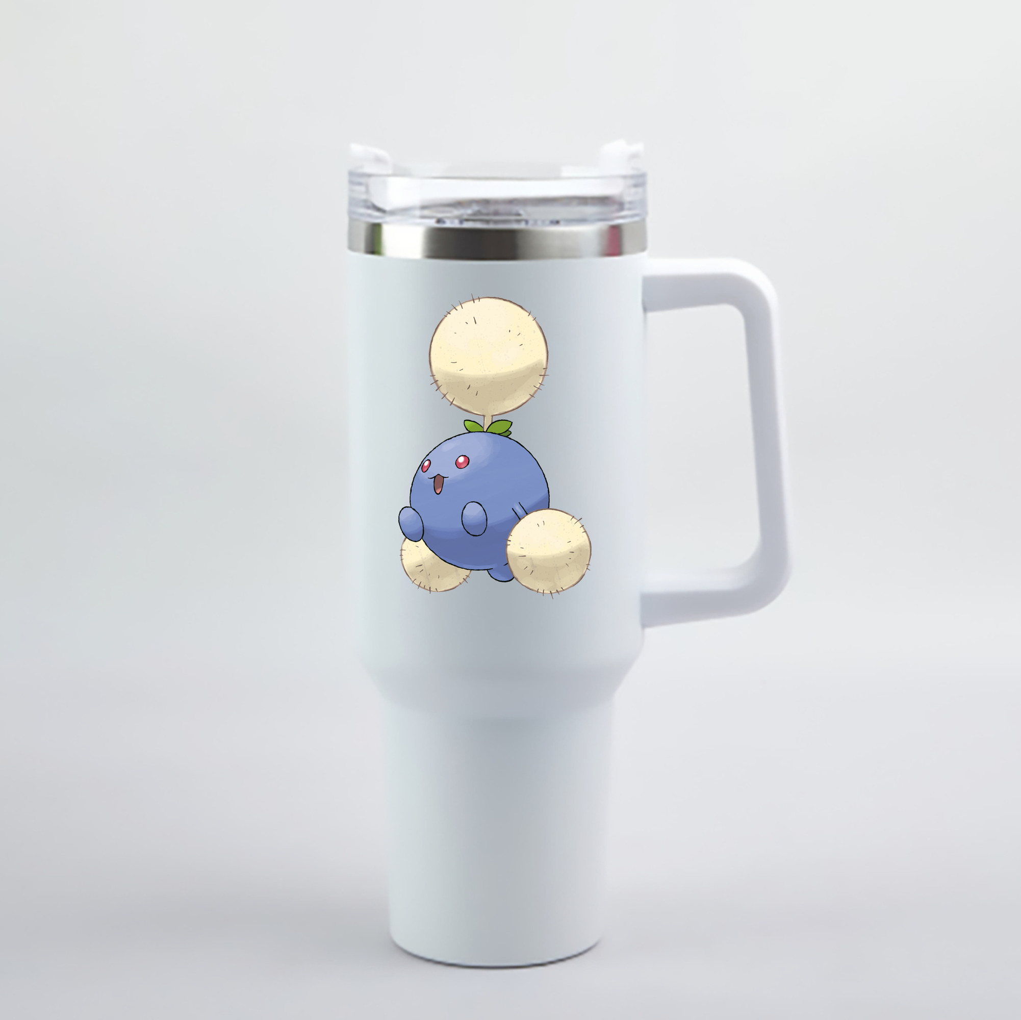（画像用） ポケットモンスター Pokémon 1200mL車用タンブラー - クリスタルステッカー（プラスチックストロー付き）