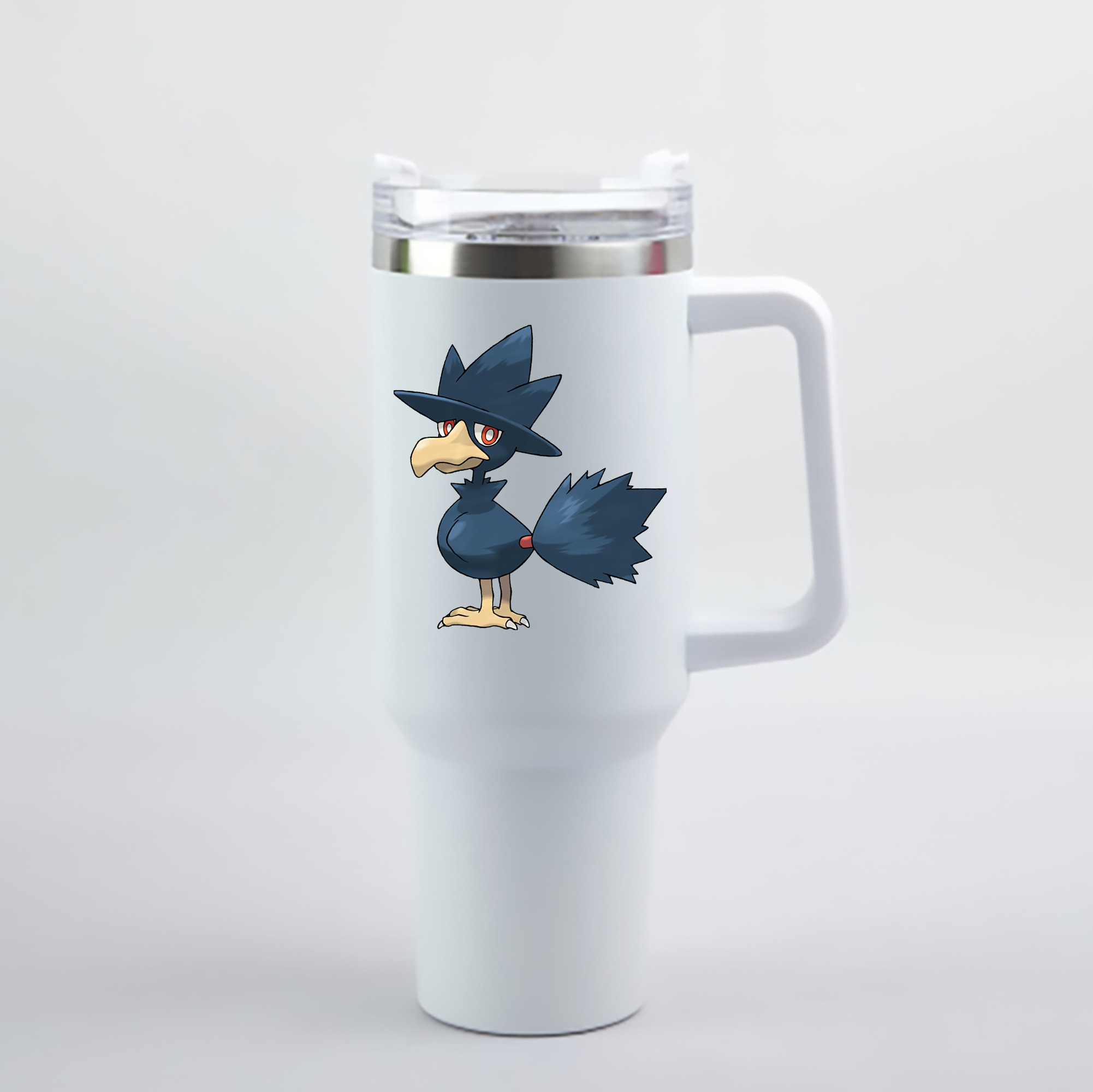 （画像用） ポケットモンスター Pokémon 1200mL車用タンブラー - クリスタルステッカー（プラスチックストロー付き）