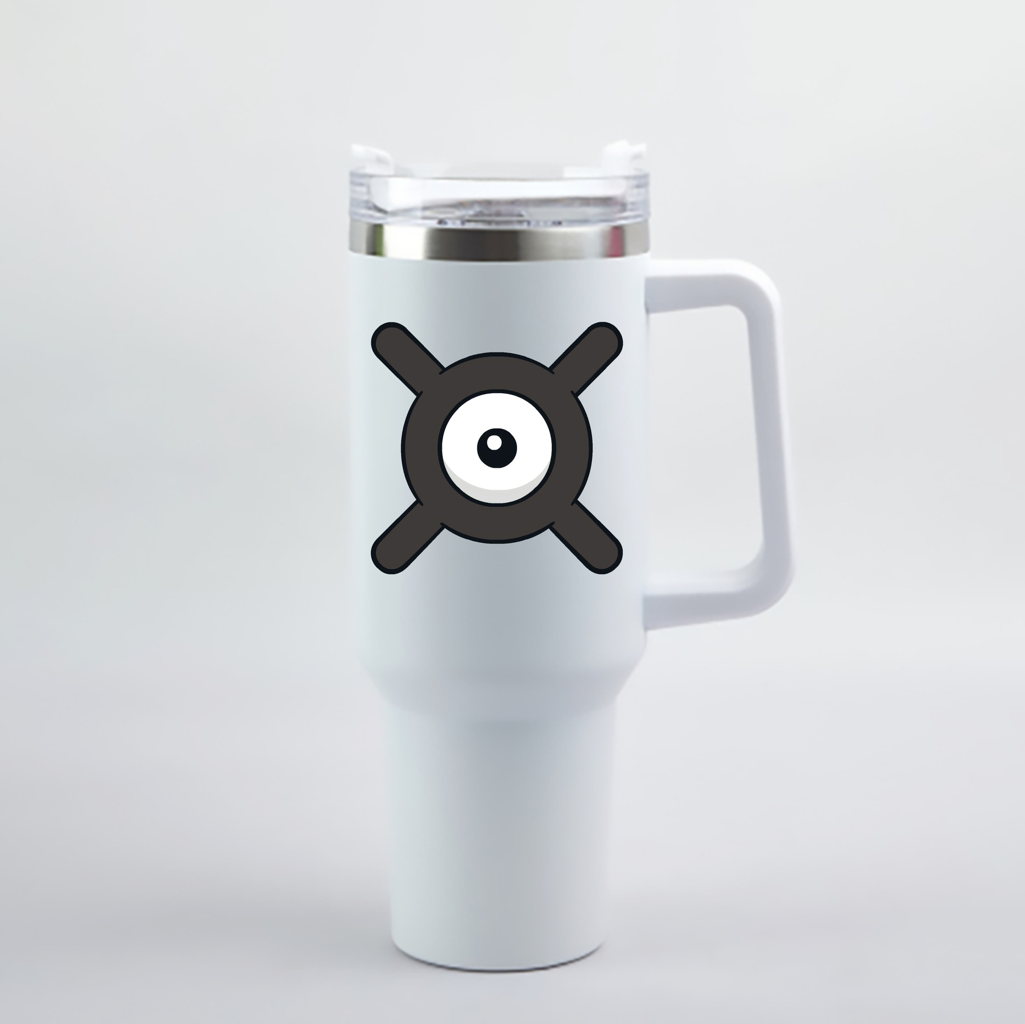 （画像用） ポケットモンスター Pokémon 1200mL車用タンブラー - クリスタルステッカー（プラスチックストロー付き）