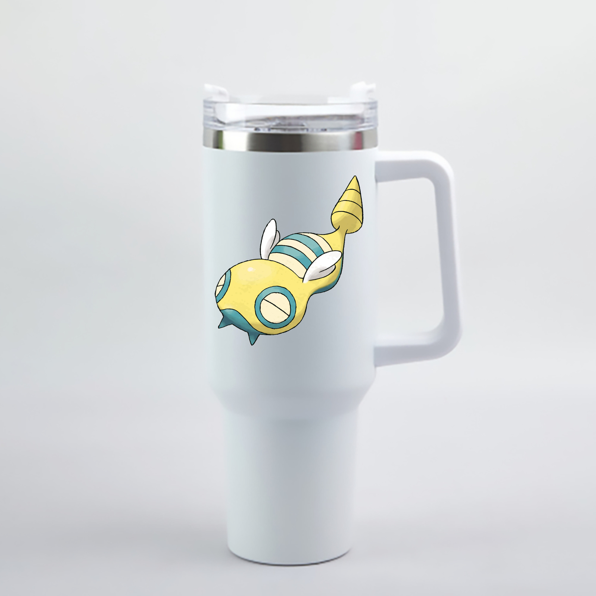 （画像用） ポケットモンスター Pokémon 1200mL車用タンブラー - クリスタルステッカー（プラスチックストロー付き）