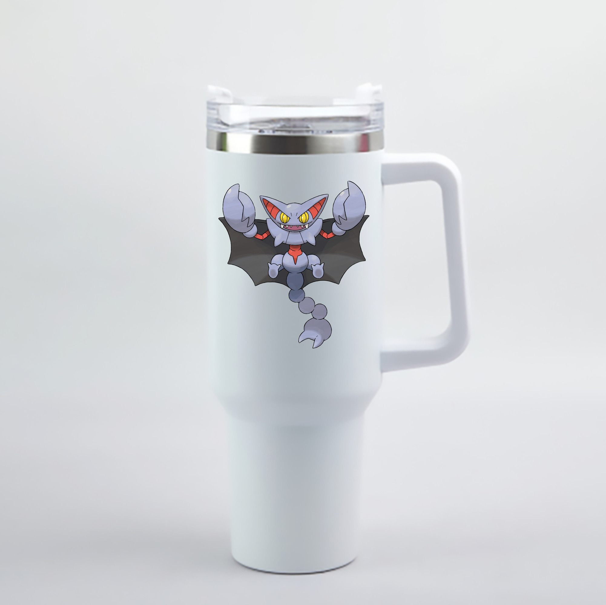（画像用） ポケットモンスター Pokémon 1200mL車用タンブラー - クリスタルステッカー（プラスチックストロー付き）