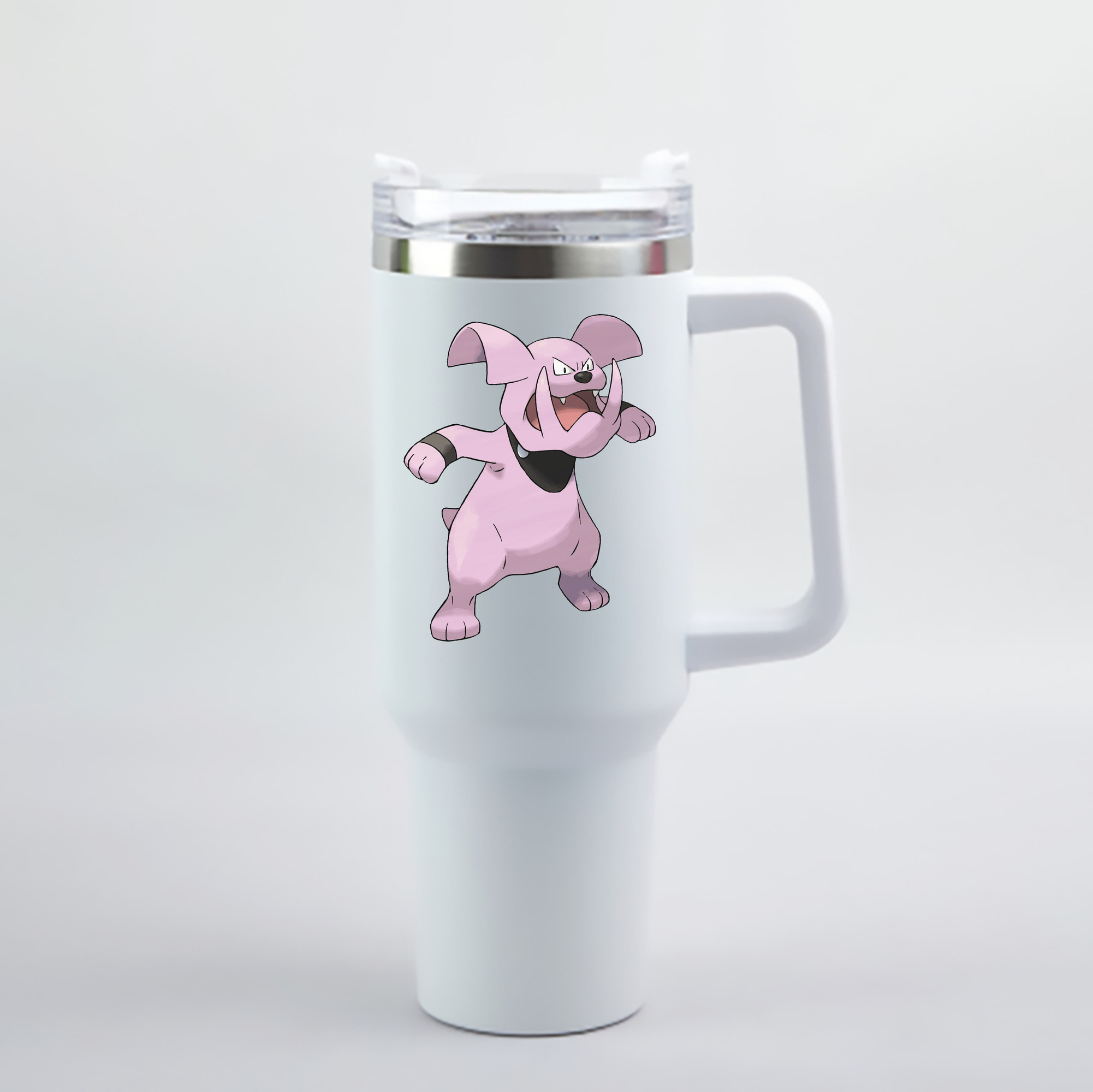 （画像用） ポケットモンスター Pokémon 1200mL車用タンブラー - クリスタルステッカー（プラスチックストロー付き）