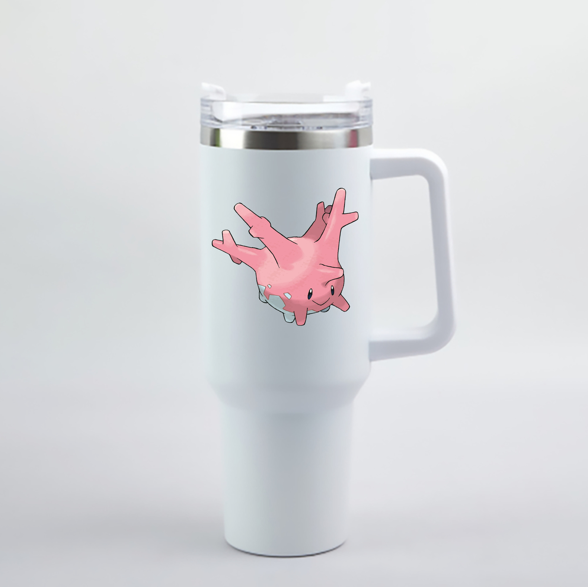（画像用） ポケットモンスター Pokémon 1200mL車用タンブラー - クリスタルステッカー（プラスチックストロー付き）