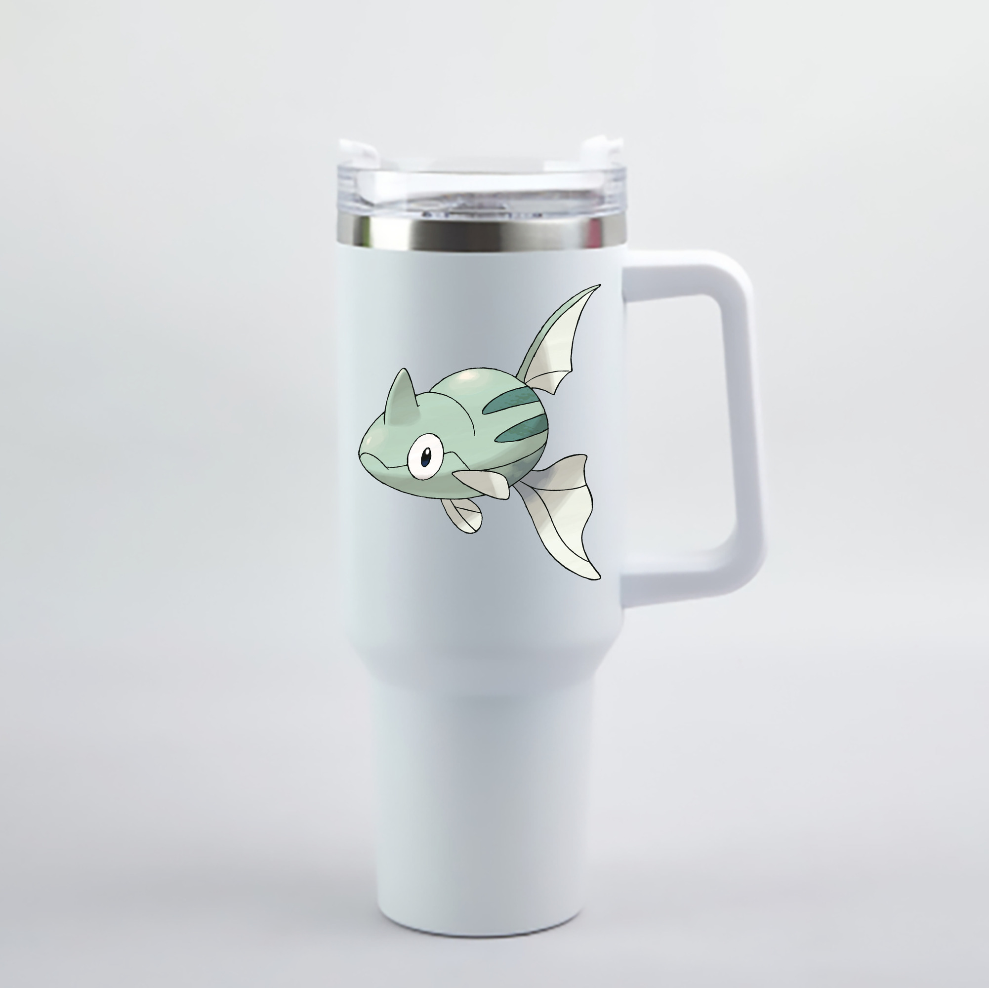 （画像用） ポケットモンスター Pokémon 1200mL車用タンブラー - クリスタルステッカー（プラスチックストロー付き）