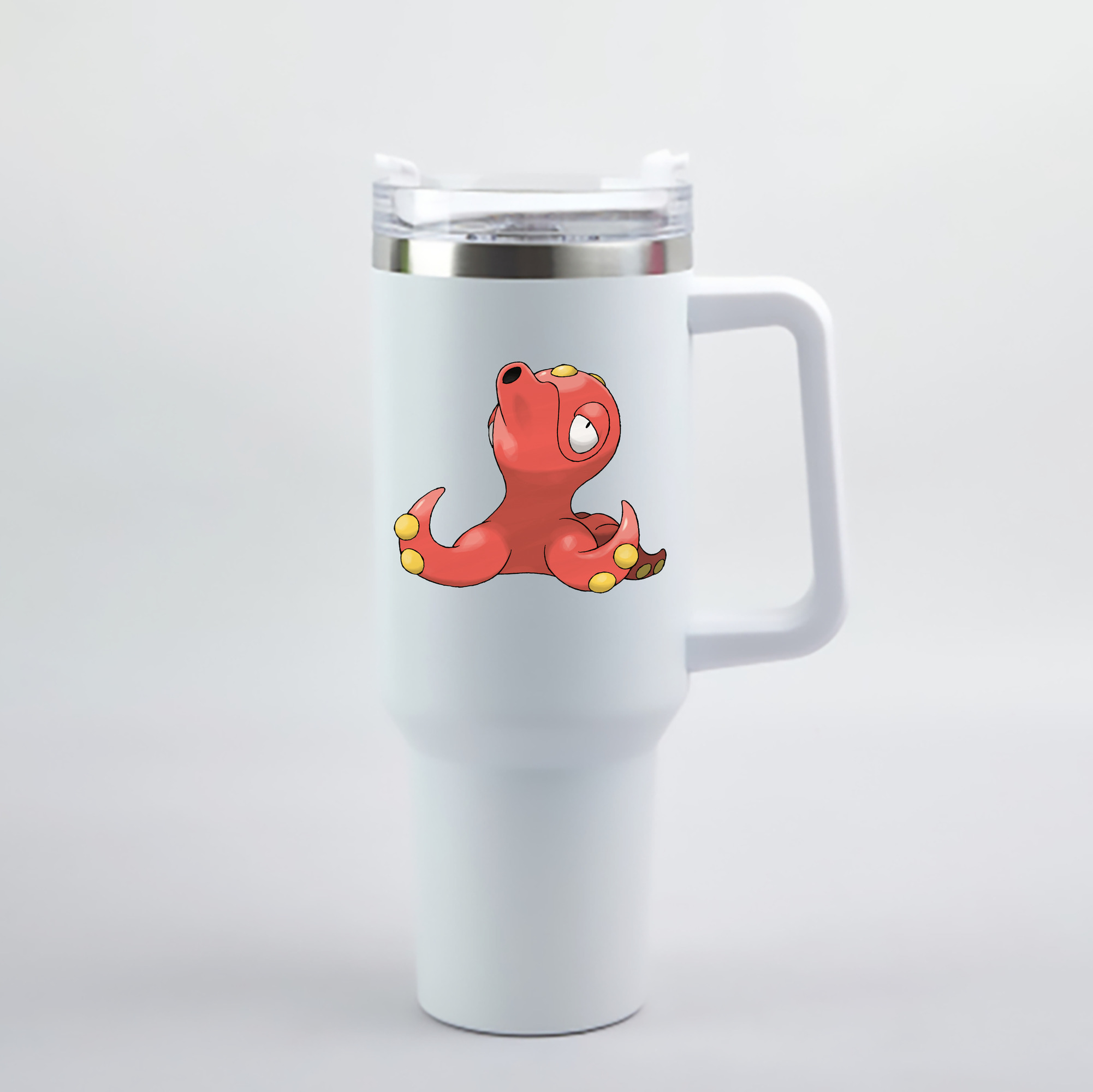 （画像用） ポケットモンスター Pokémon 1200mL車用タンブラー - クリスタルステッカー（プラスチックストロー付き）