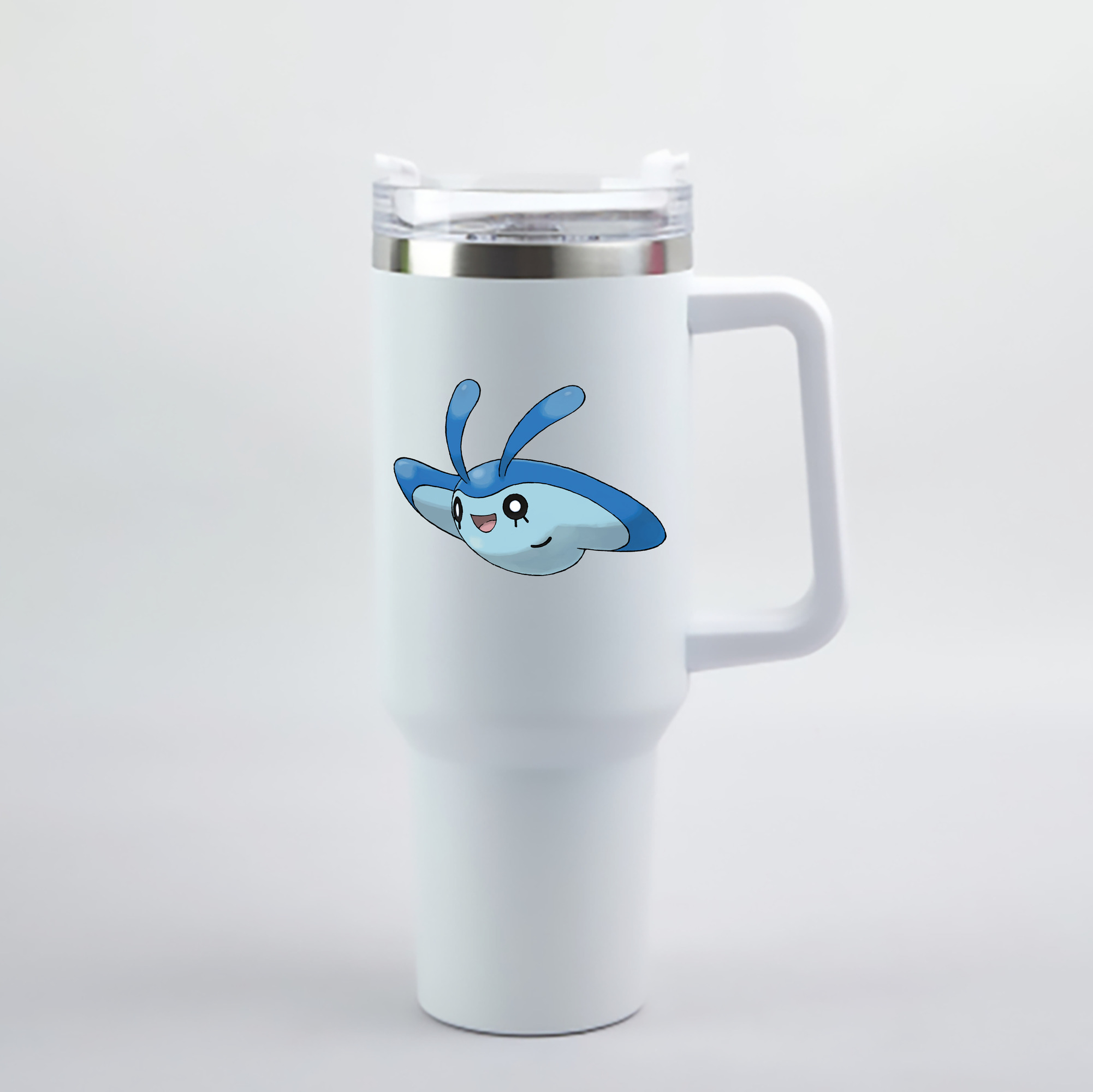 （画像用） ポケットモンスター Pokémon 1200mL車用タンブラー - クリスタルステッカー（プラスチックストロー付き）