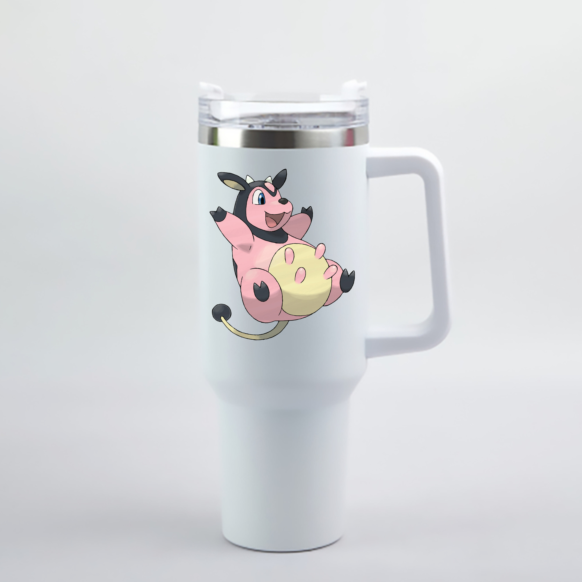 （画像用） ポケットモンスター Pokémon 1200mL車用タンブラー - クリスタルステッカー（プラスチックストロー付き）