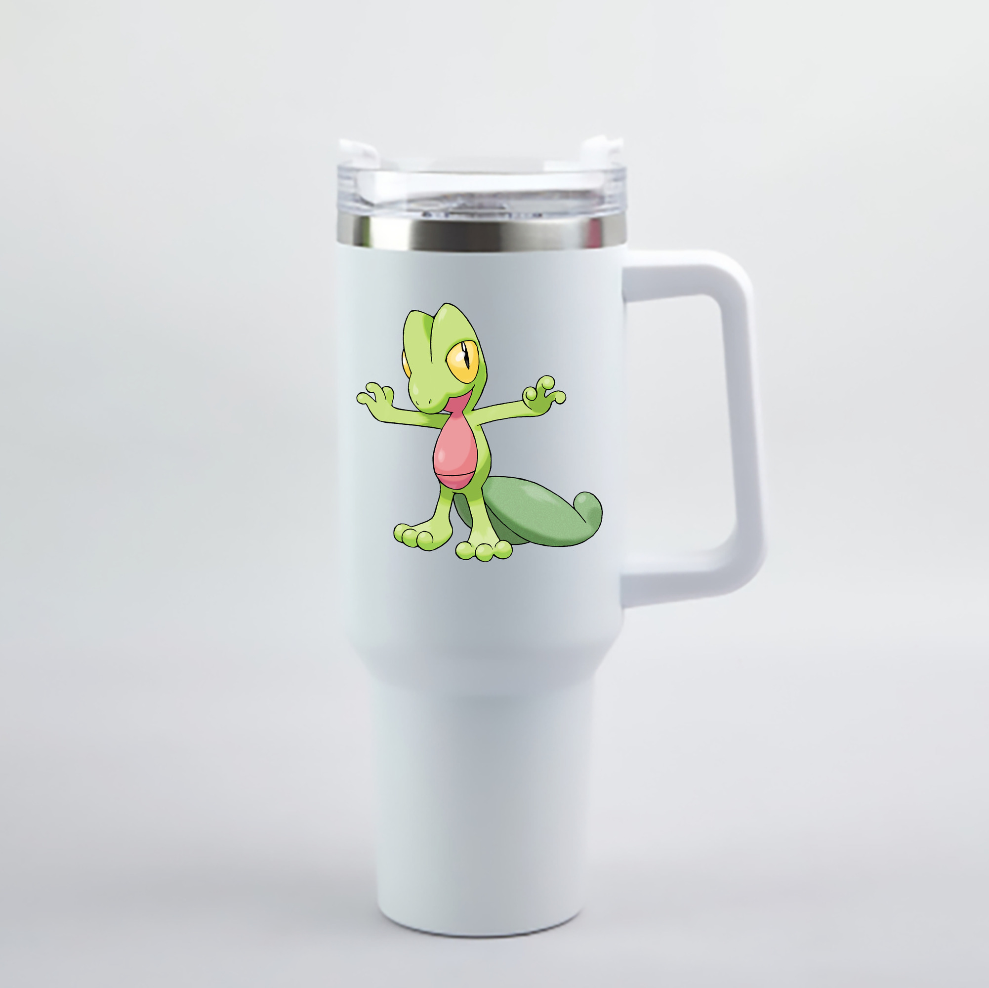 （画像用） ポケットモンスター Pokémon 1200mL車用タンブラー - クリスタルステッカー（プラスチックストロー付き）