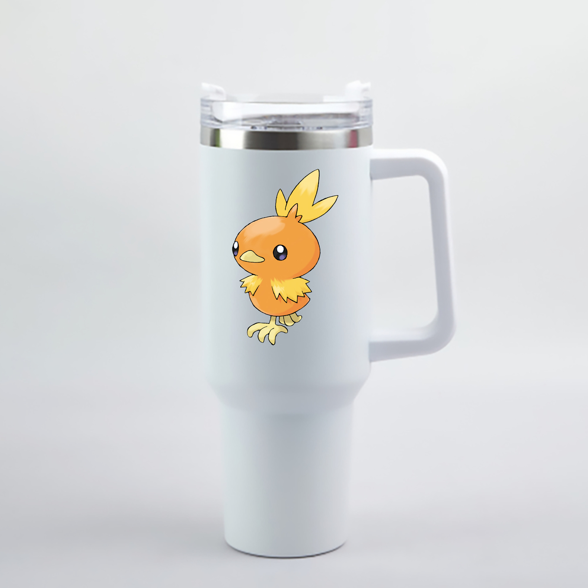 （画像用） ポケットモンスター Pokémon 1200mL車用タンブラー - クリスタルステッカー（プラスチックストロー付き）