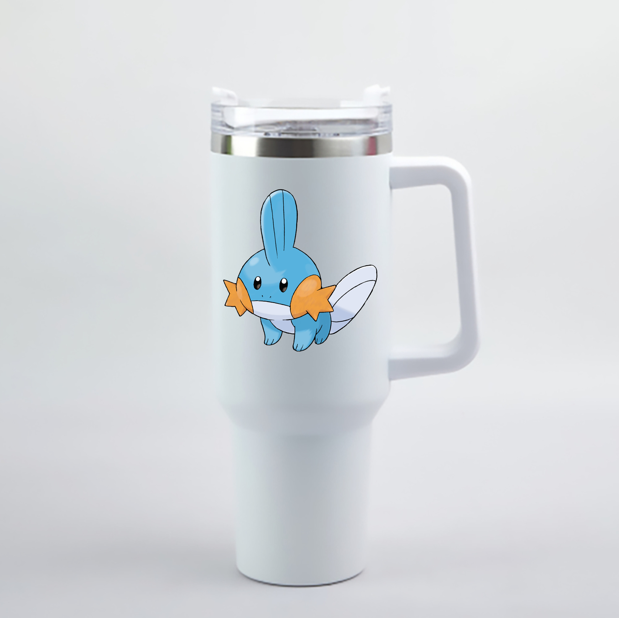 （画像用） ポケットモンスター Pokémon 1200mL車用タンブラー - クリスタルステッカー（プラスチックストロー付き）
