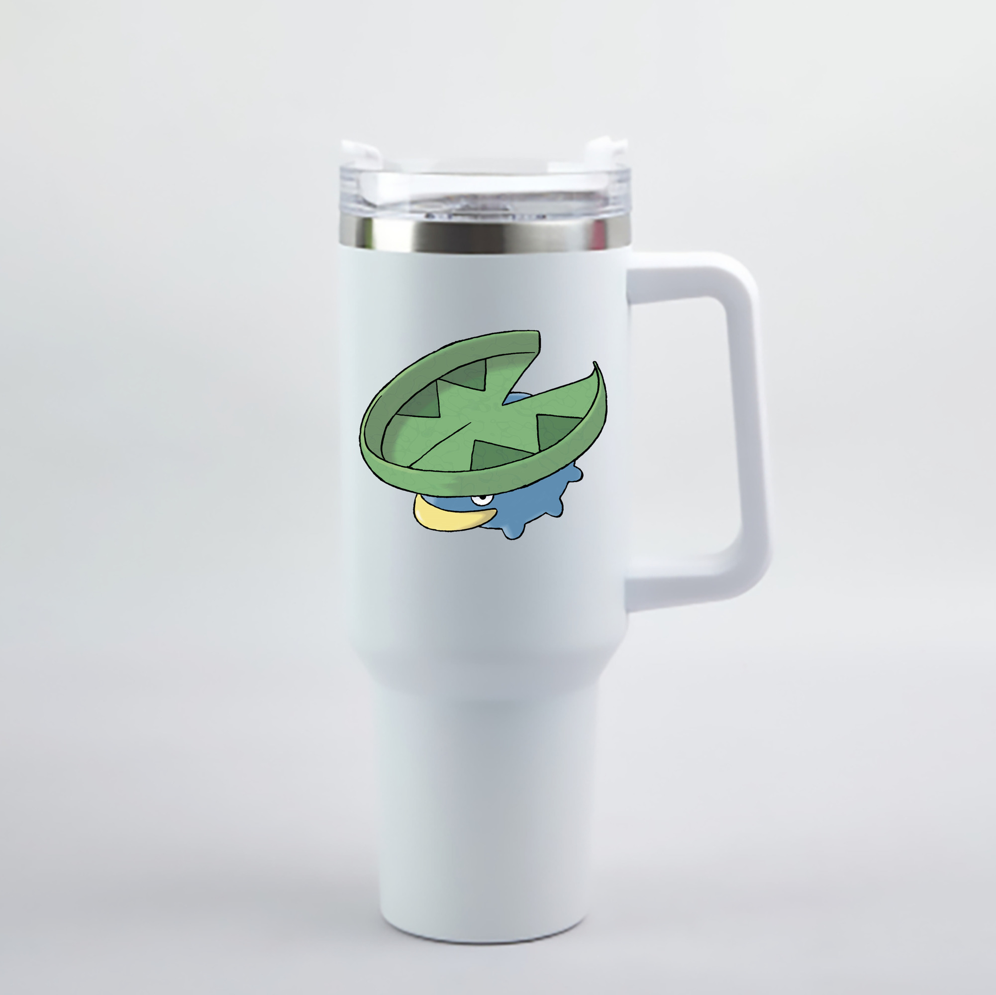 （画像用） ポケットモンスター Pokémon 1200mL車用タンブラー - クリスタルステッカー（プラスチックストロー付き）