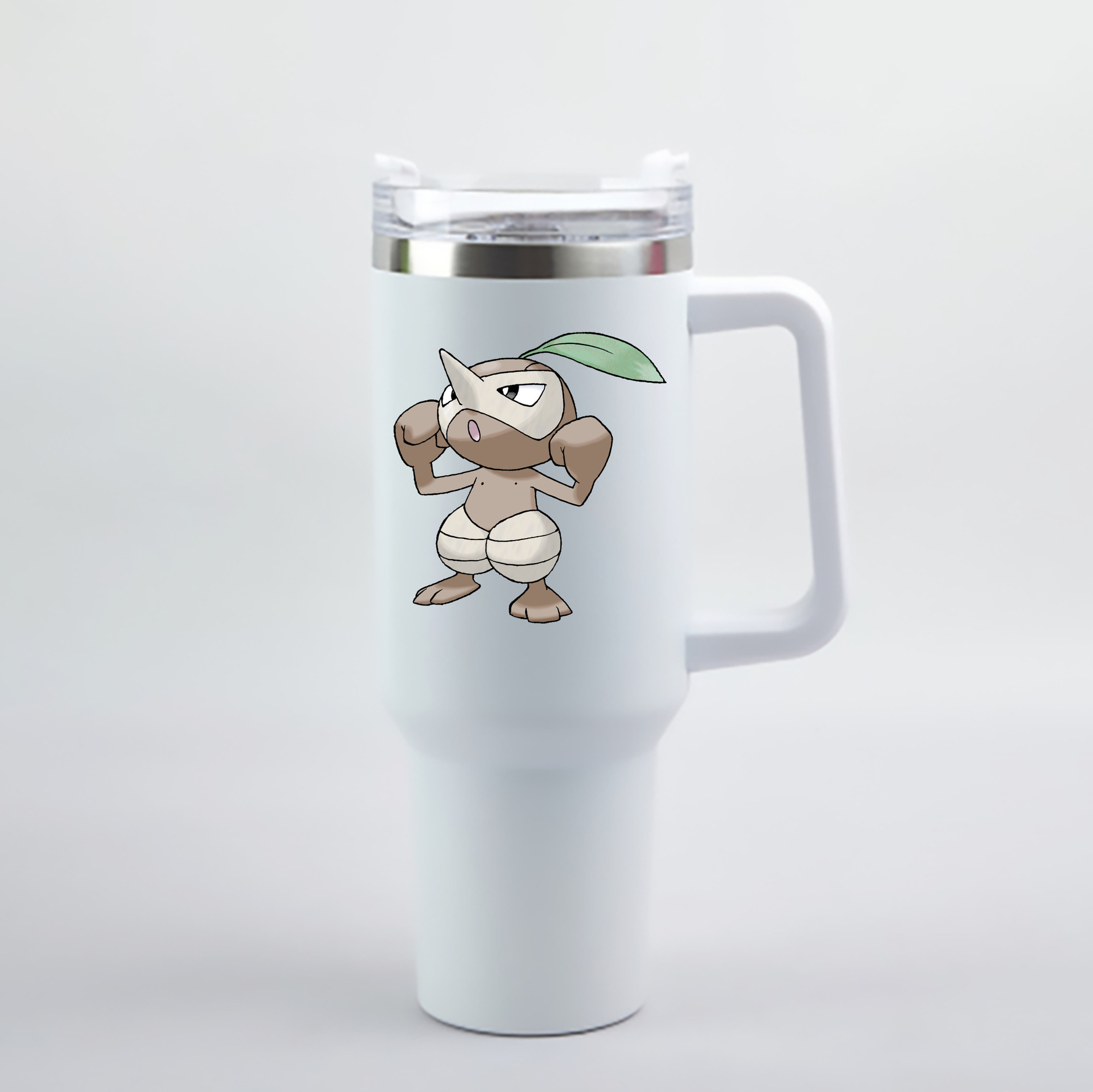 （画像用） ポケットモンスター Pokémon 1200mL車用タンブラー - クリスタルステッカー（プラスチックストロー付き）