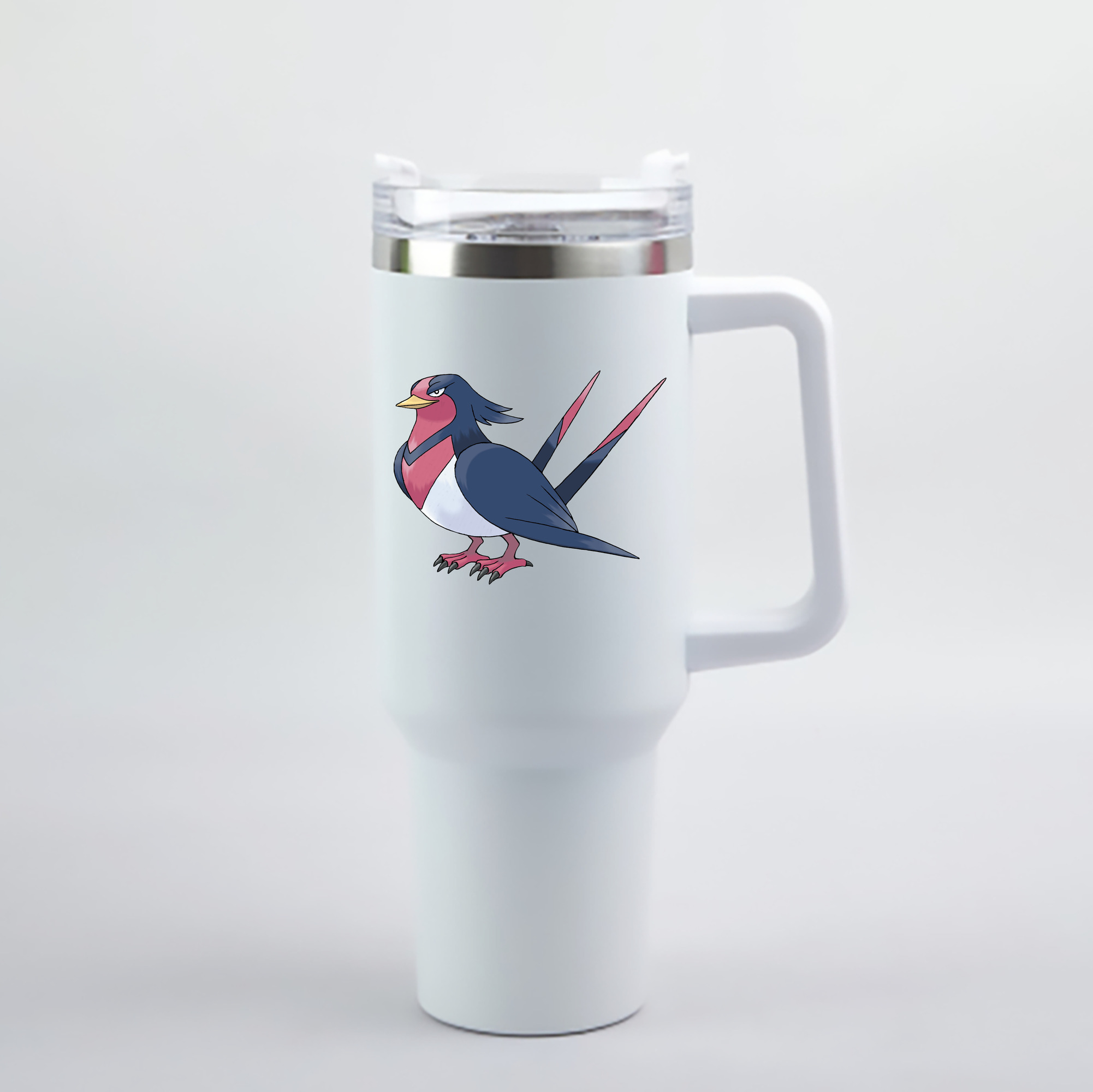 （画像用） ポケットモンスター Pokémon 1200mL車用タンブラー - クリスタルステッカー（プラスチックストロー付き）