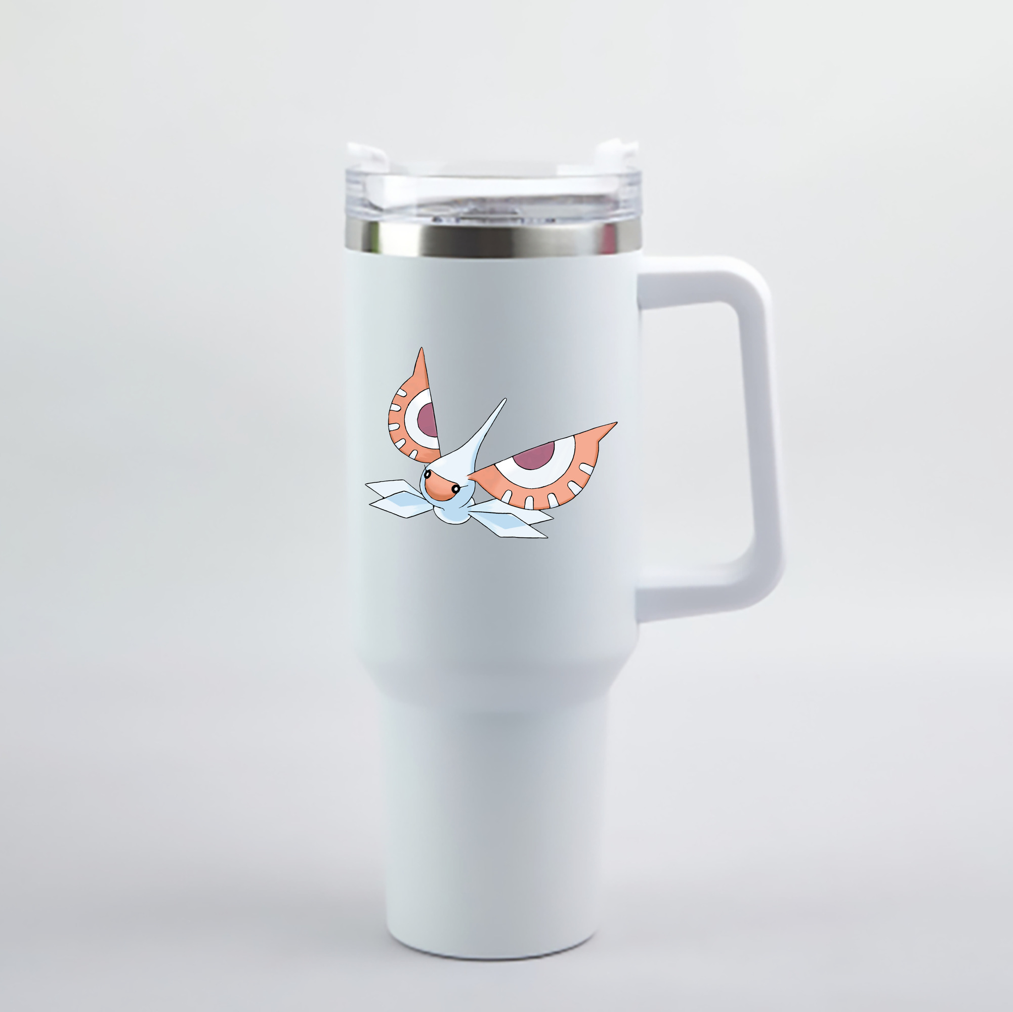 （画像用） ポケットモンスター Pokémon 1200mL車用タンブラー - クリスタルステッカー（プラスチックストロー付き）