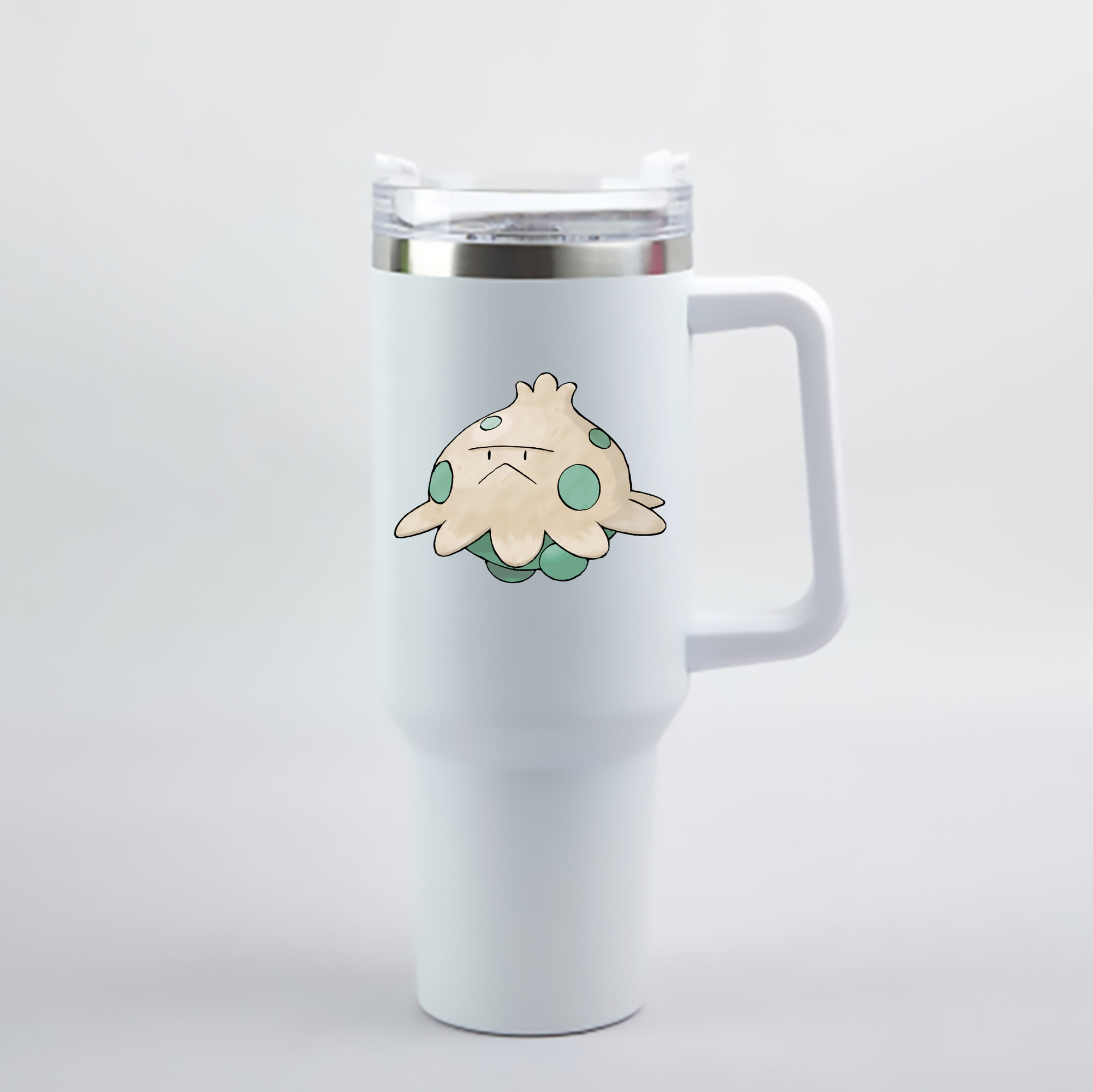 （画像用） ポケットモンスター Pokémon 1200mL車用タンブラー - クリスタルステッカー（プラスチックストロー付き）