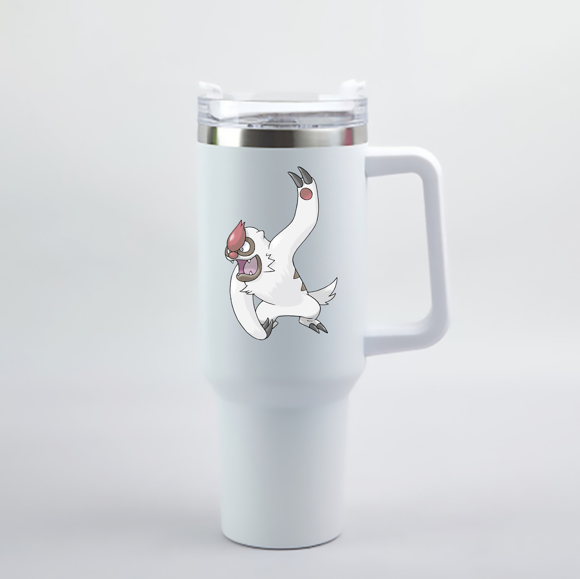 （画像用） ポケットモンスター Pokémon 1200mL車用タンブラー - クリスタルステッカー（プラスチックストロー付き）