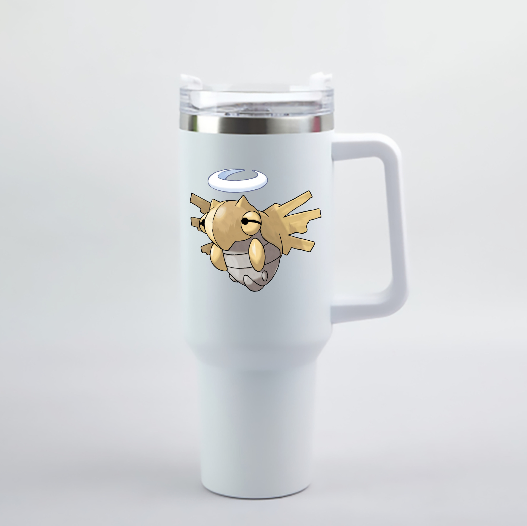 （画像用） ポケットモンスター Pokémon 1200mL車用タンブラー - クリスタルステッカー（プラスチックストロー付き）