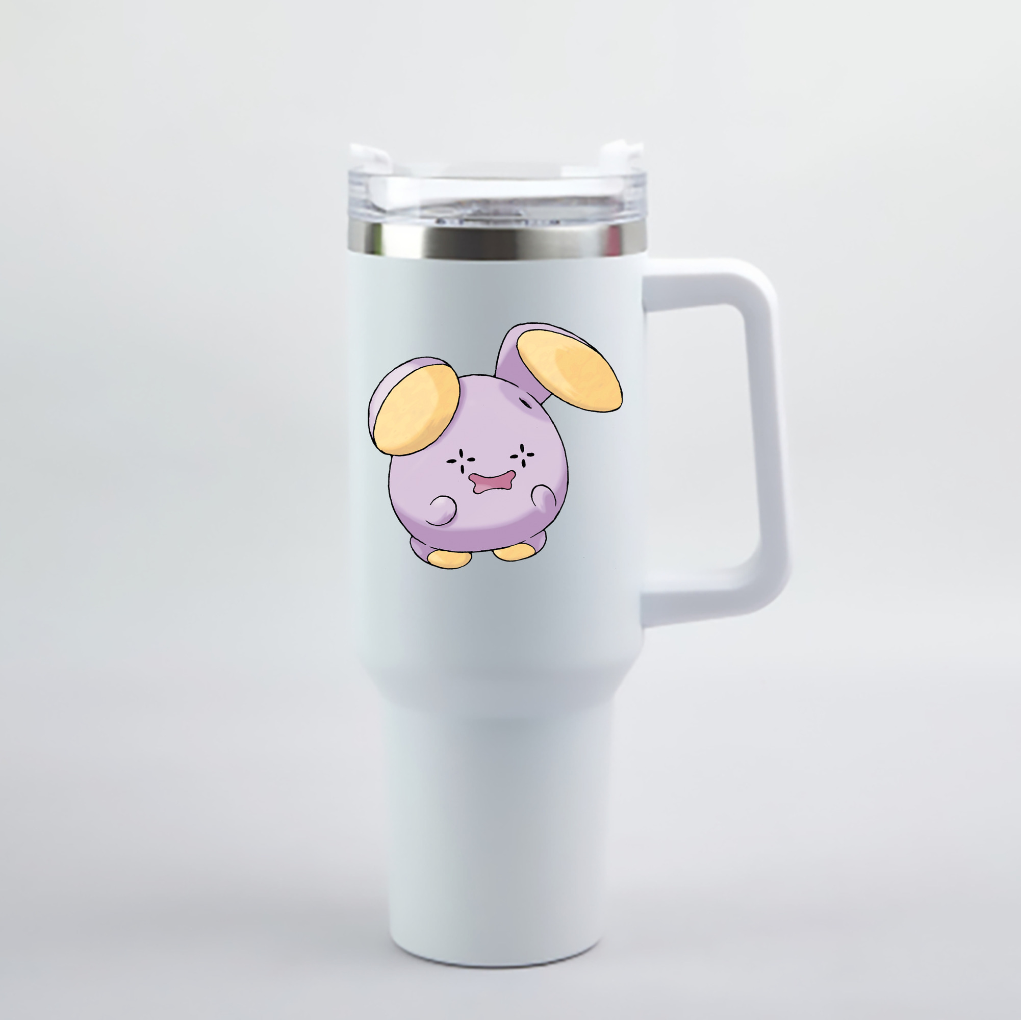 （画像用） ポケットモンスター Pokémon 1200mL車用タンブラー - クリスタルステッカー（プラスチックストロー付き）