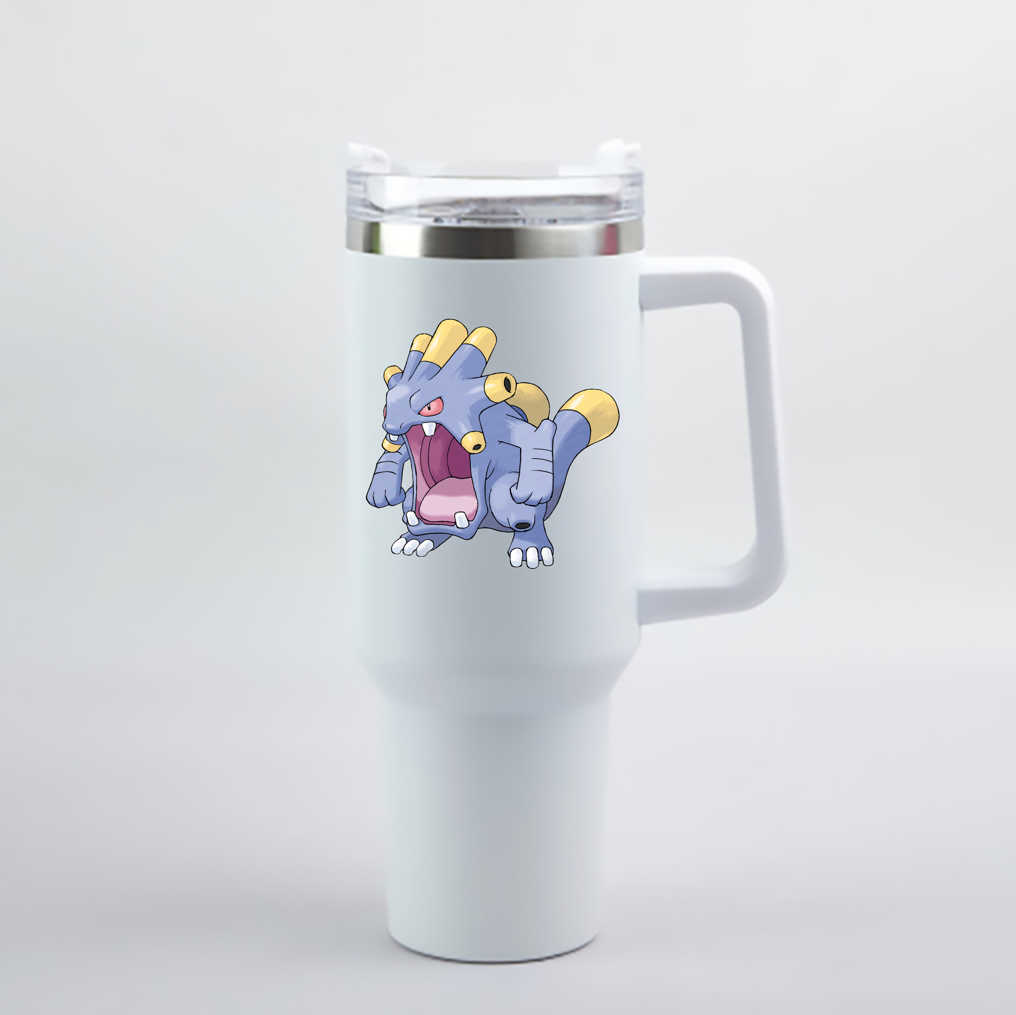 （画像用） ポケットモンスター Pokémon 1200mL車用タンブラー - クリスタルステッカー（プラスチックストロー付き）
