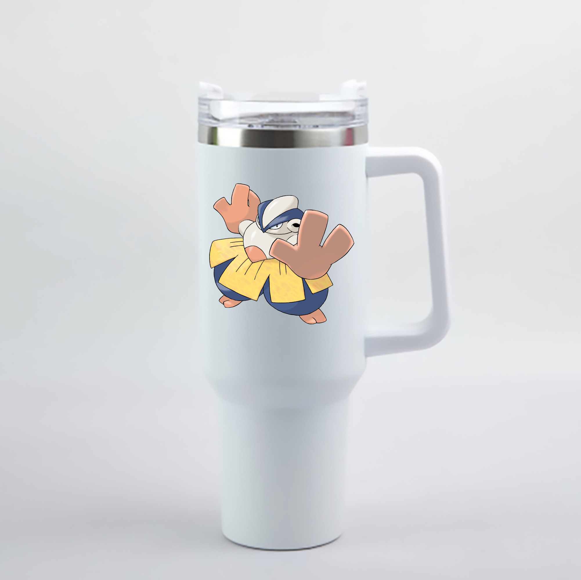 （画像用） ポケットモンスター Pokémon 1200mL車用タンブラー - クリスタルステッカー（プラスチックストロー付き）