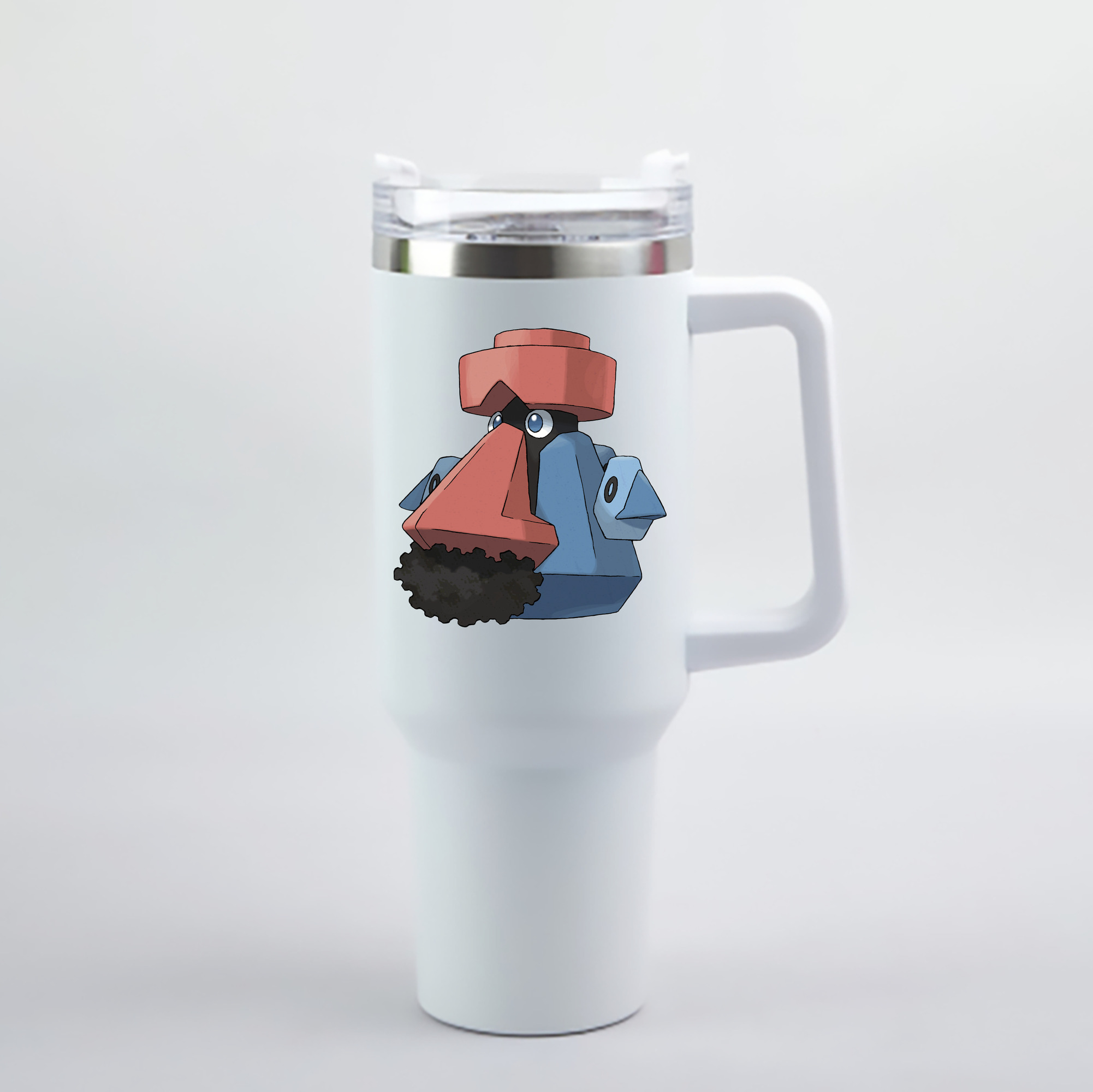 （画像用） ポケットモンスター Pokémon 1200mL車用タンブラー - クリスタルステッカー（プラスチックストロー付き）