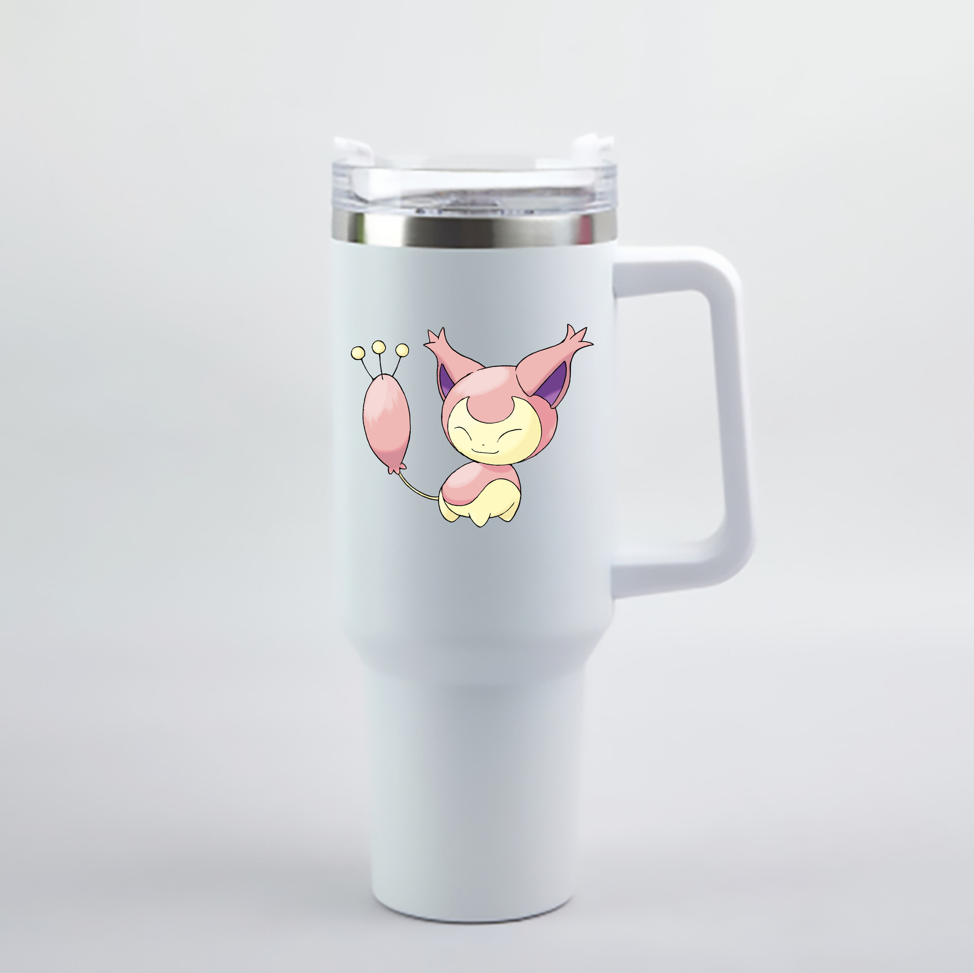 （画像用） ポケットモンスター Pokémon 1200mL車用タンブラー - クリスタルステッカー（プラスチックストロー付き）