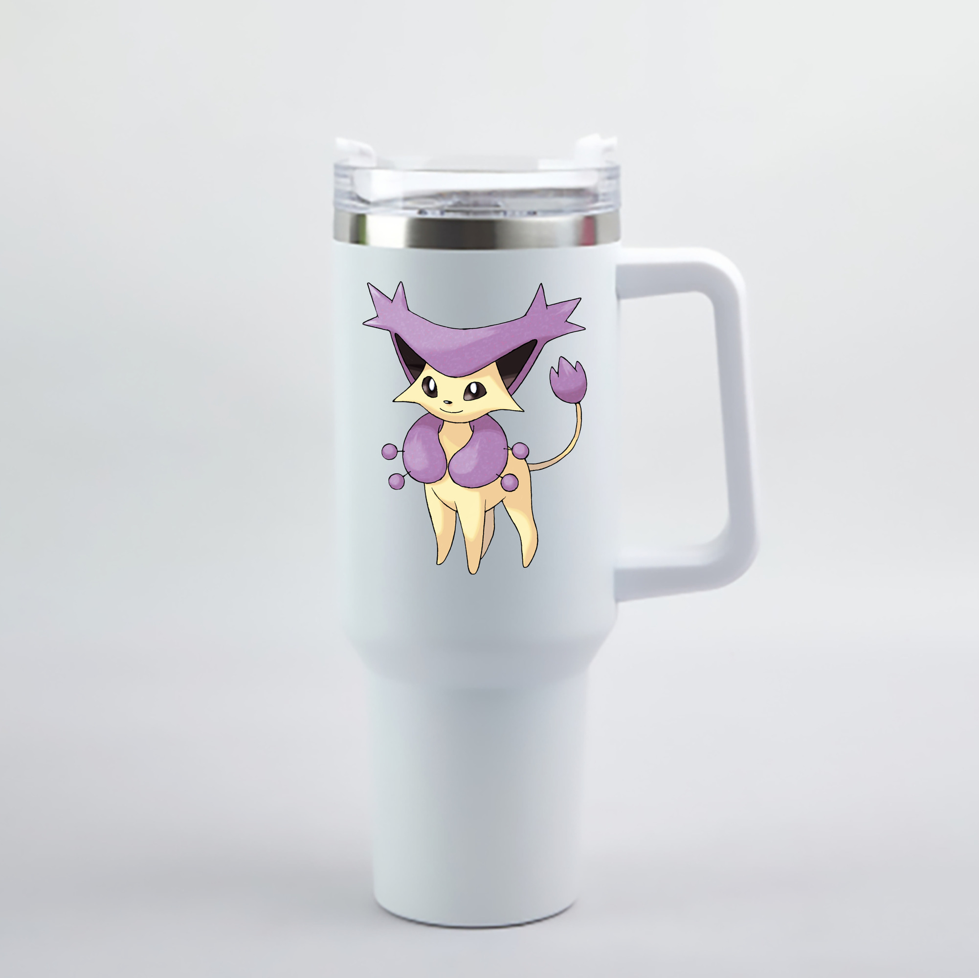 （画像用） ポケットモンスター Pokémon 1200mL車用タンブラー - クリスタルステッカー（プラスチックストロー付き）