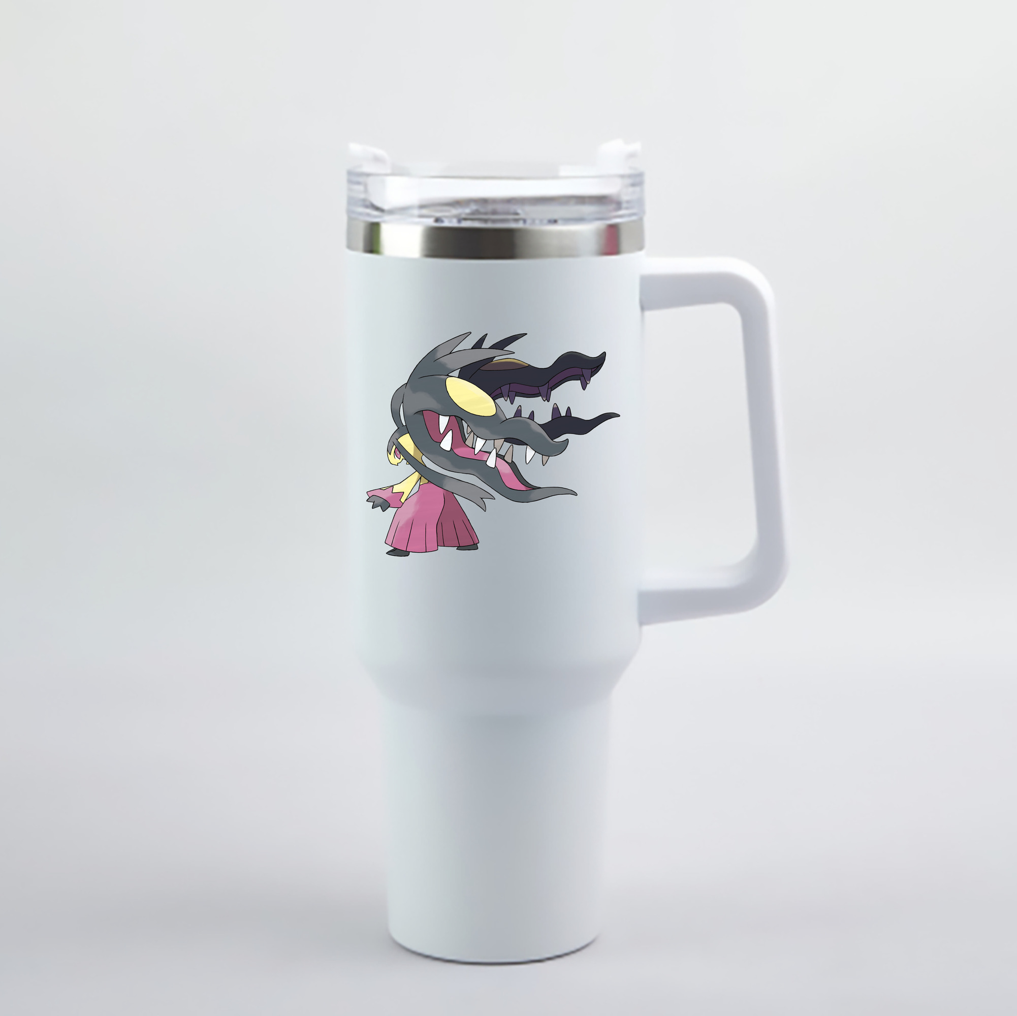 （画像用） ポケットモンスター Pokémon 1200mL車用タンブラー - クリスタルステッカー（プラスチックストロー付き）