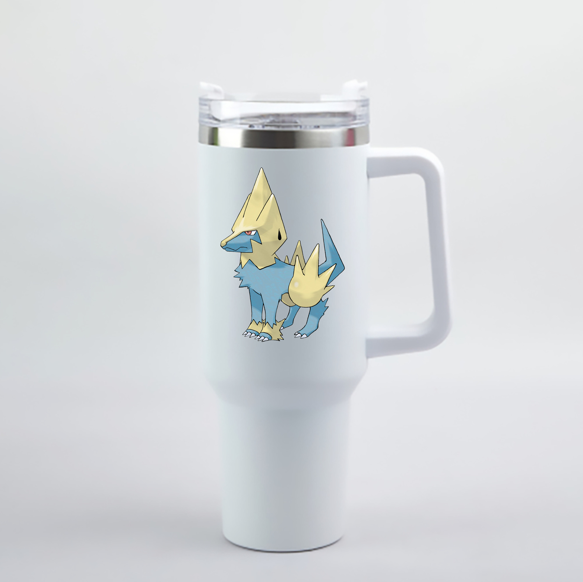 （画像用） ポケットモンスター Pokémon 1200mL車用タンブラー - クリスタルステッカー（プラスチックストロー付き）