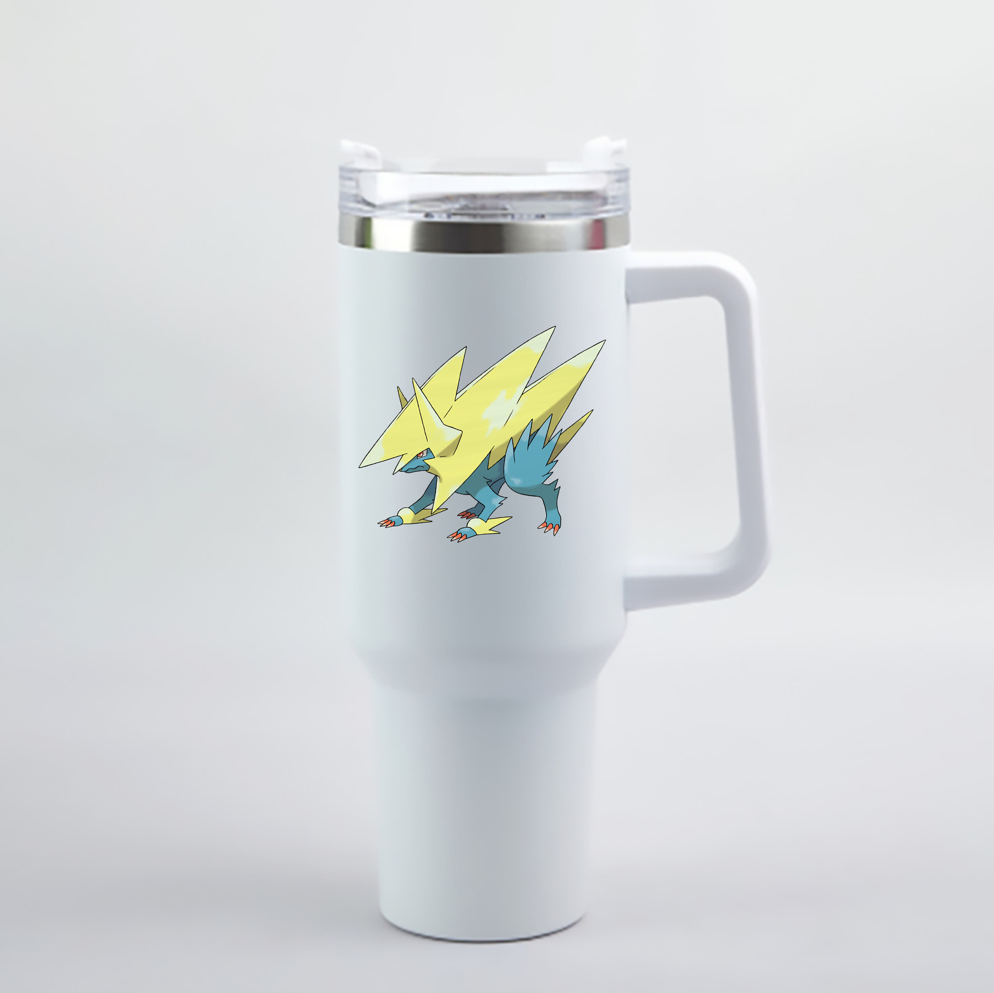 （画像用） ポケットモンスター Pokémon 1200mL車用タンブラー - クリスタルステッカー（プラスチックストロー付き）