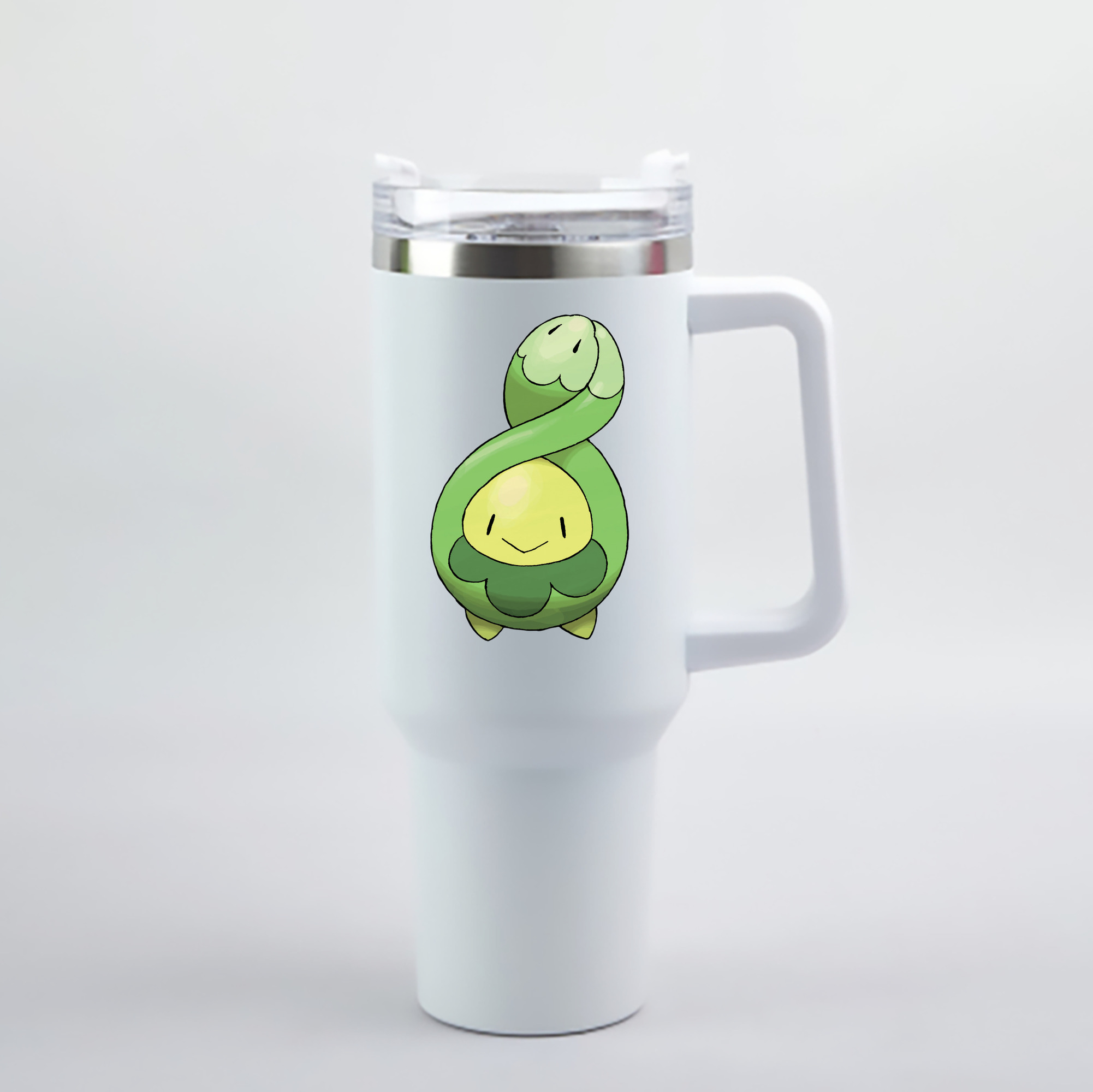 （画像用） ポケットモンスター Pokémon 1200mL車用タンブラー - クリスタルステッカー（プラスチックストロー付き）