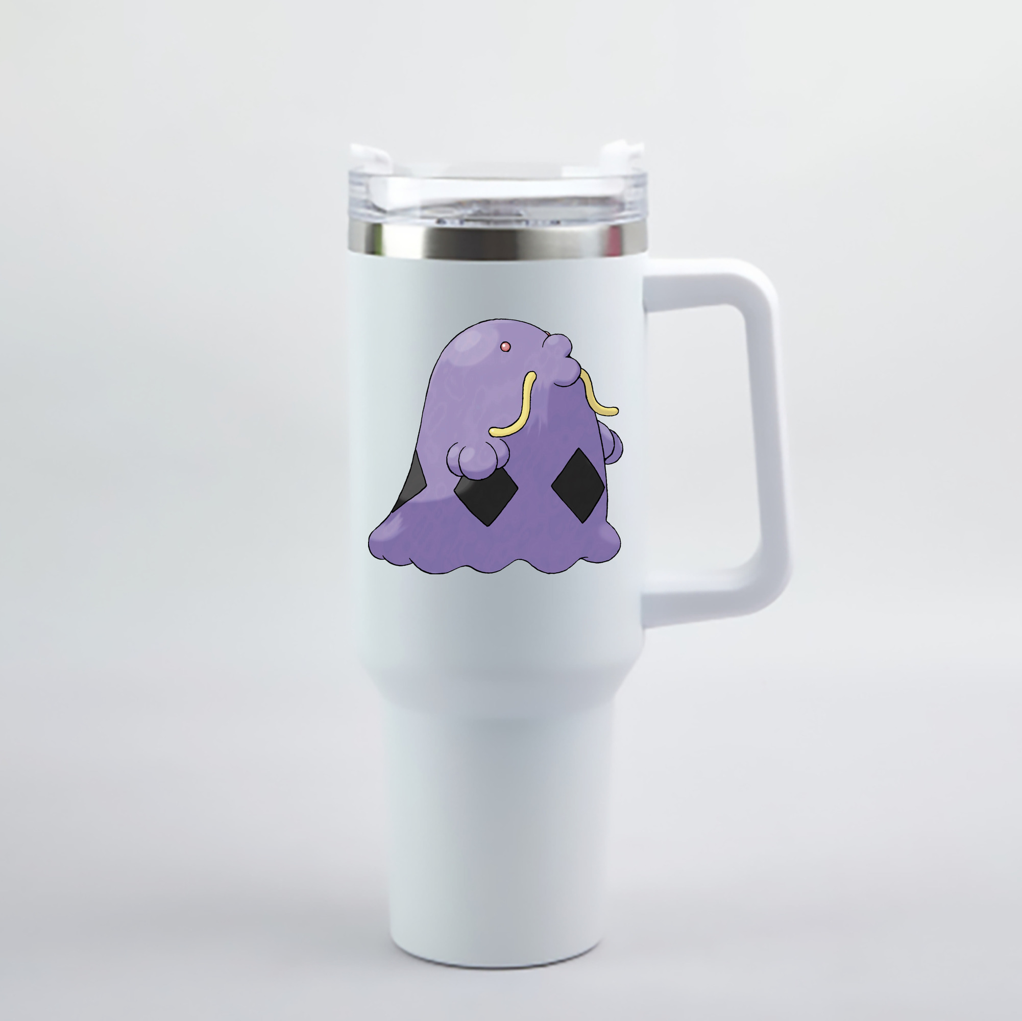 （画像用） ポケットモンスター Pokémon 1200mL車用タンブラー - クリスタルステッカー（プラスチックストロー付き）