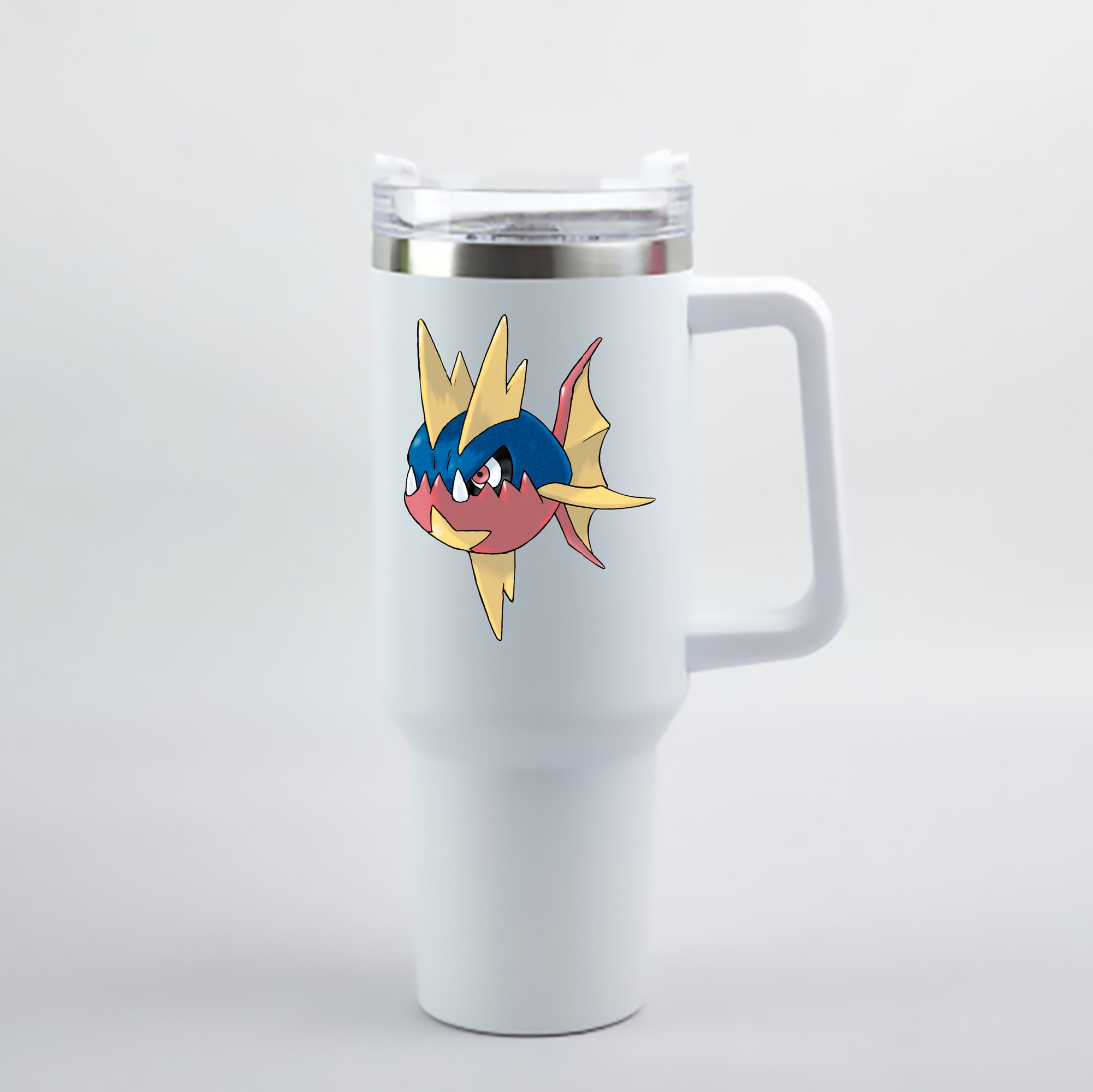 （画像用） ポケットモンスター Pokémon 1200mL車用タンブラー - クリスタルステッカー（プラスチックストロー付き）