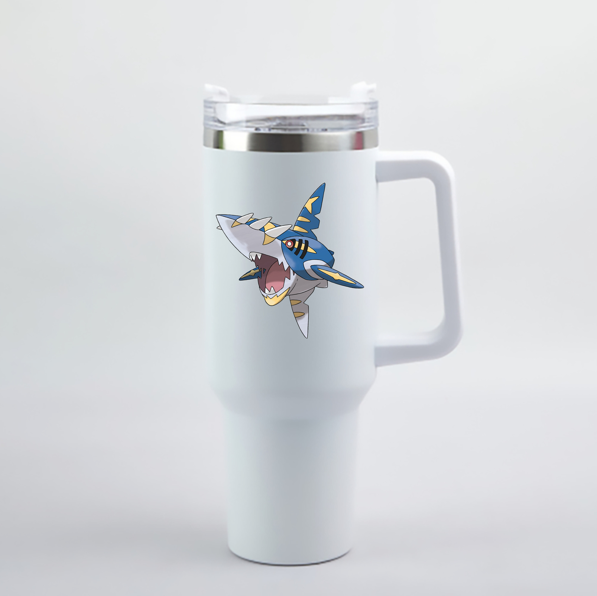 （画像用） ポケットモンスター Pokémon 1200mL車用タンブラー - クリスタルステッカー（プラスチックストロー付き）