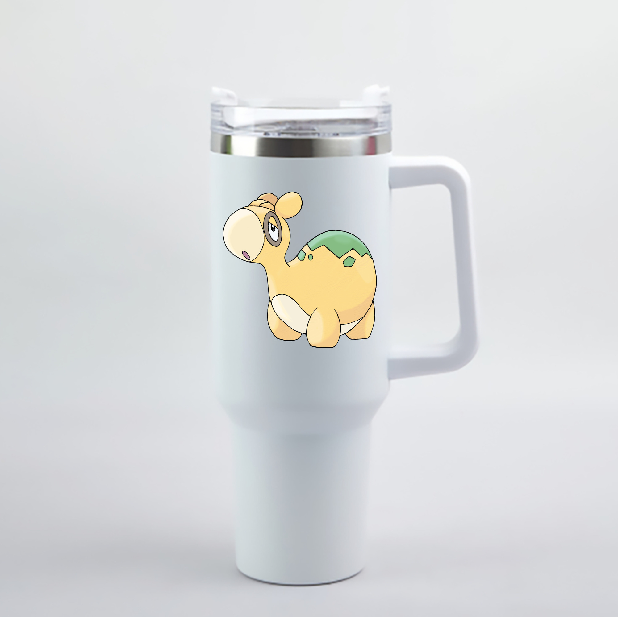 （画像用） ポケットモンスター Pokémon 1200mL車用タンブラー - クリスタルステッカー（プラスチックストロー付き）